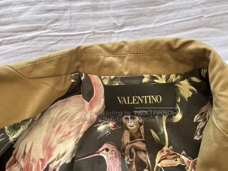 Valentino Valentino Embroidered pattern waist casual blazer Size US S / EU 44-46 / 1 - 3 Thumbnail