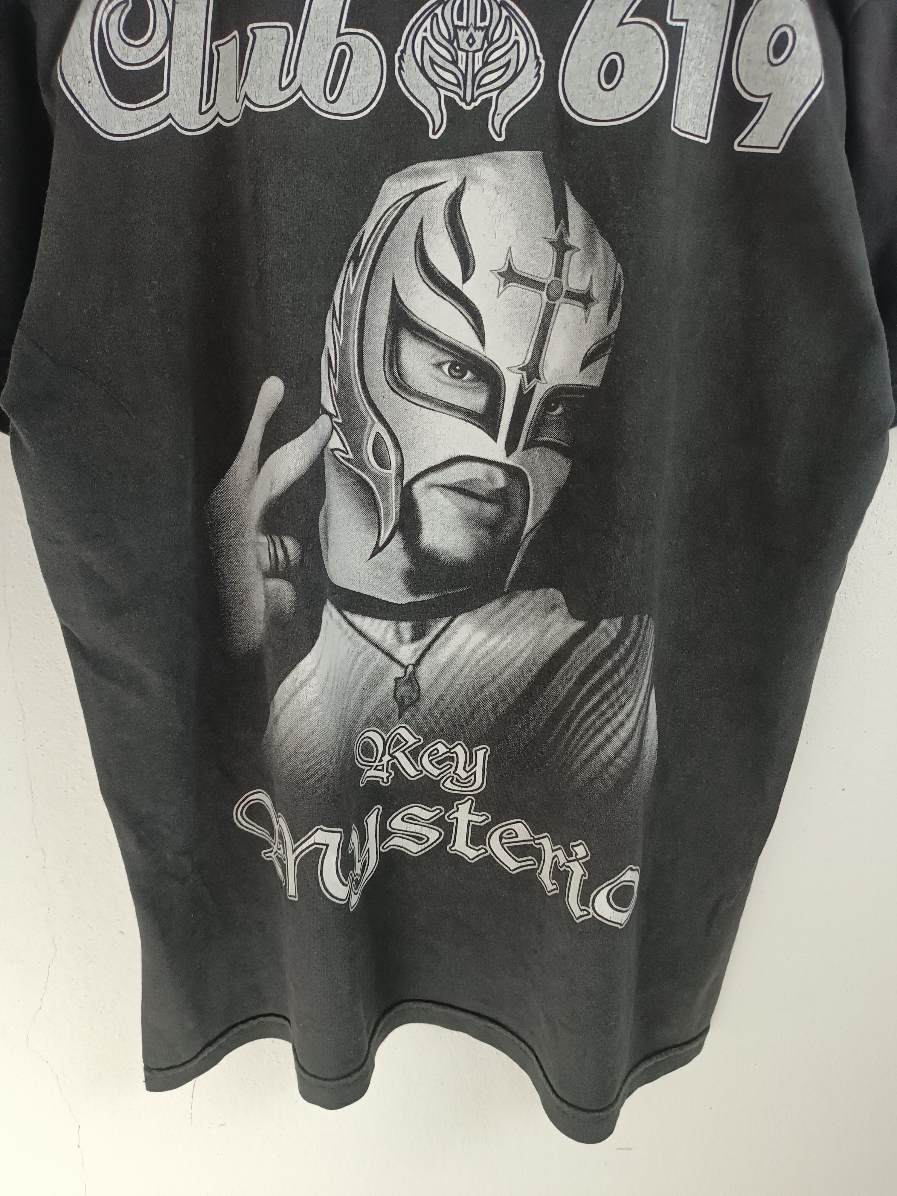 WWE VINTAGE Y2K REY MYSTERIO CLUB 619 OVERPRINT STYLE VERY RARE Size US M / EU 48-50 / 2 - 13 Thumbnail