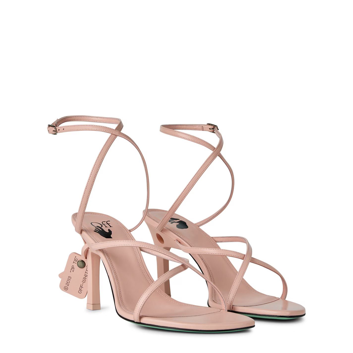 Off-White o1g2r1mq0125 Sandals in Pink Size US 7 / IT 37 - 3 Thumbnail