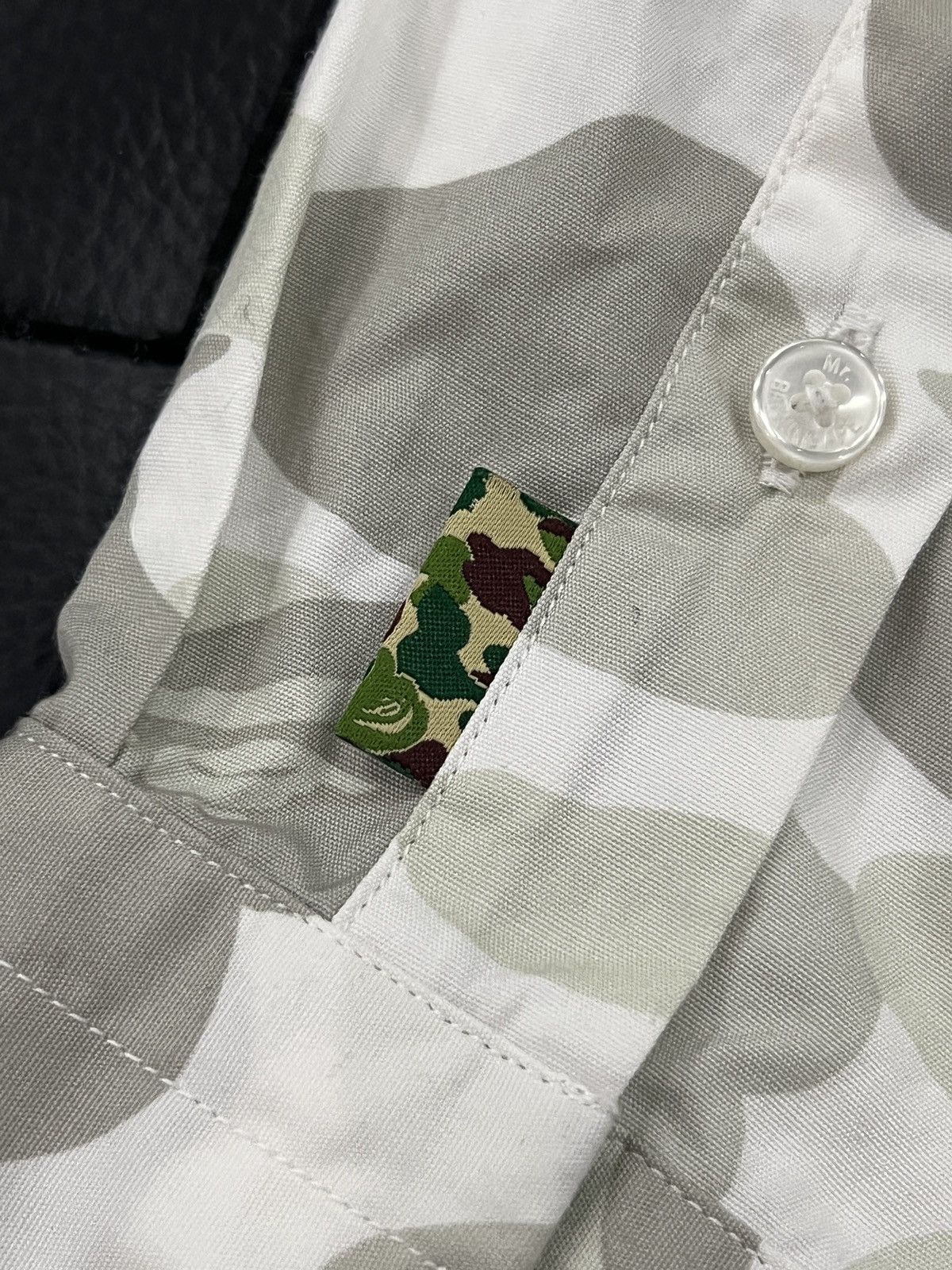 Bape Mr. Bathing Ape Camouflage Button Shirt Size US S / EU 44-46 / 1 - 8 Thumbnail