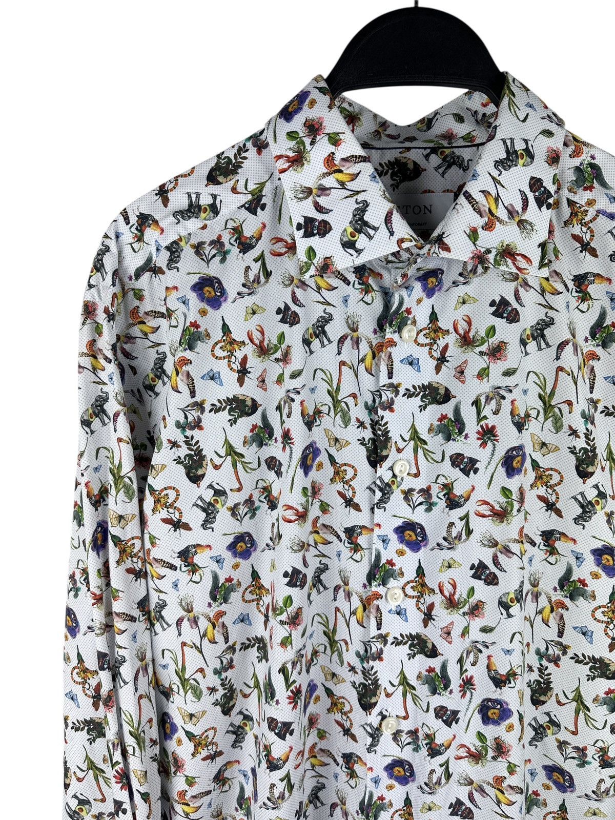 Eton Eton Contemporary Metamorphosis All Over Print Shirt L/S Size US XL / EU 56 / 4 - 2 Thumbnail