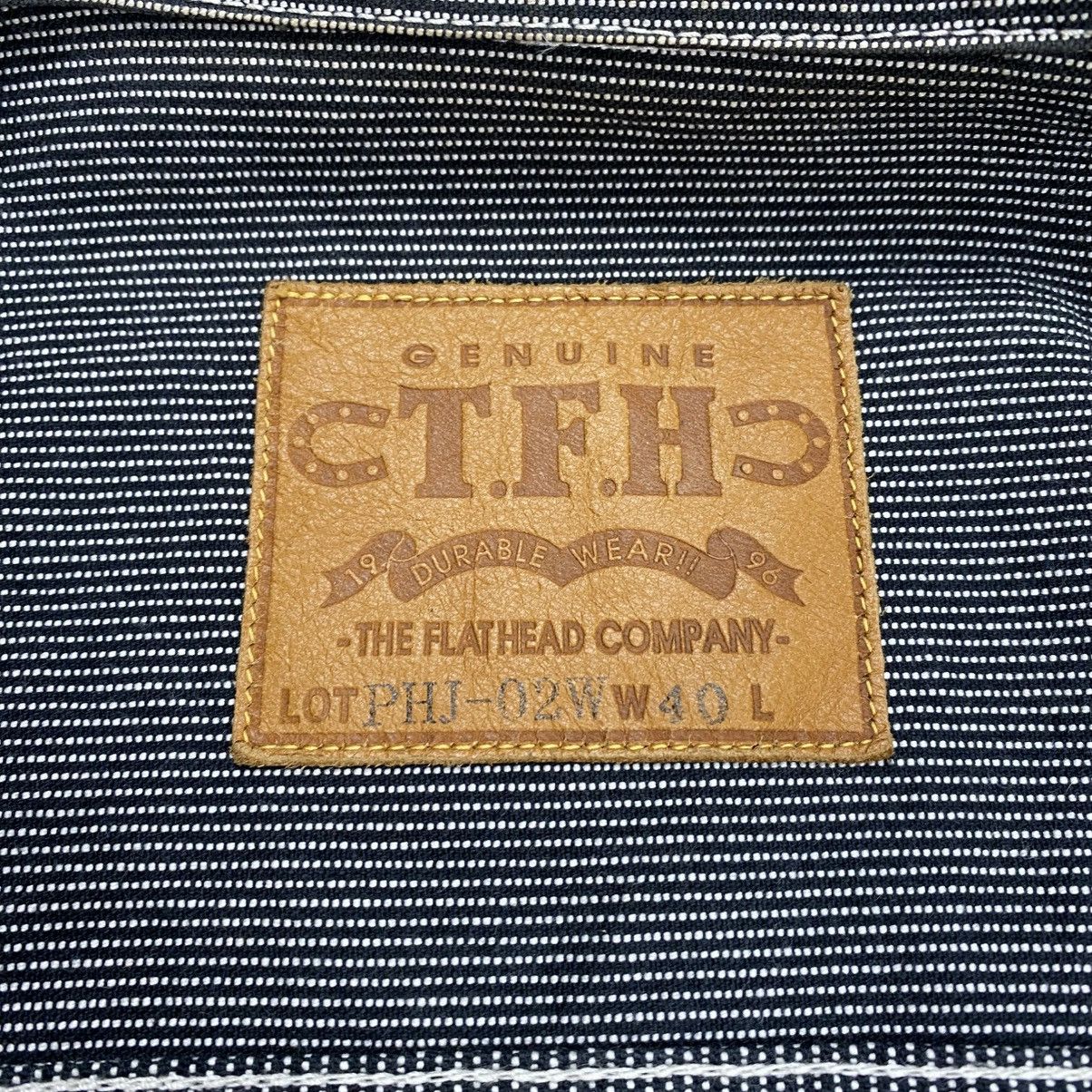 The Flat Head The Flat Head Lot PHJ-02W Hickory Stripe Work Jacket Size US L / EU 52-54 / 3 - 10 Thumbnail