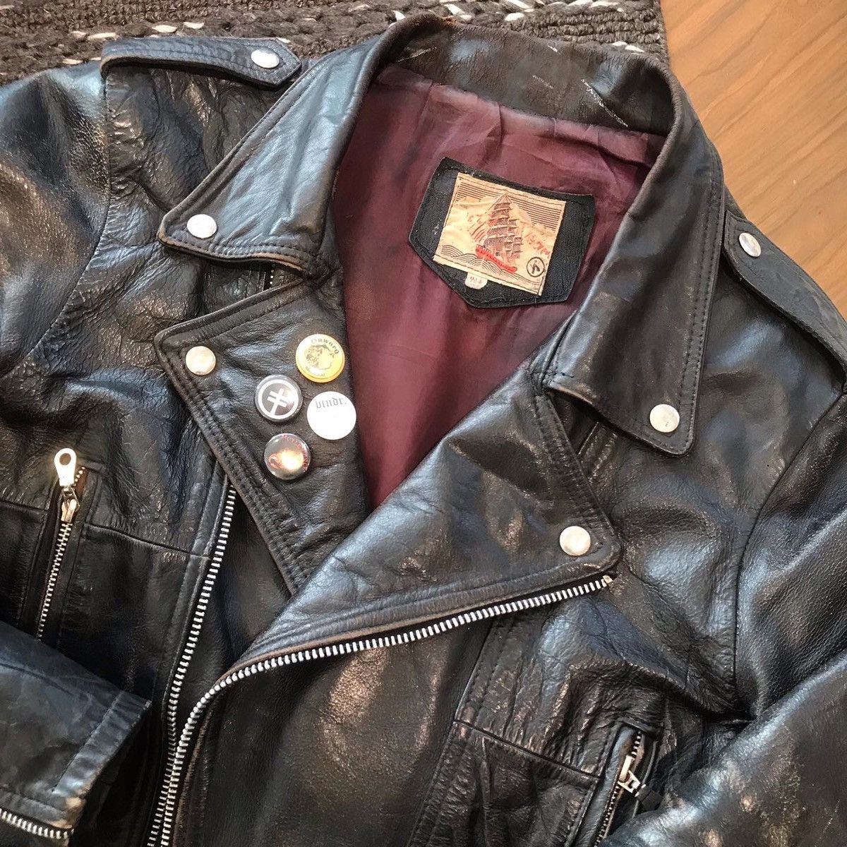 Vintage Vintage Leather Metal/Punk Jacket Size US L / EU 52-54 / 3 - 3 Thumbnail