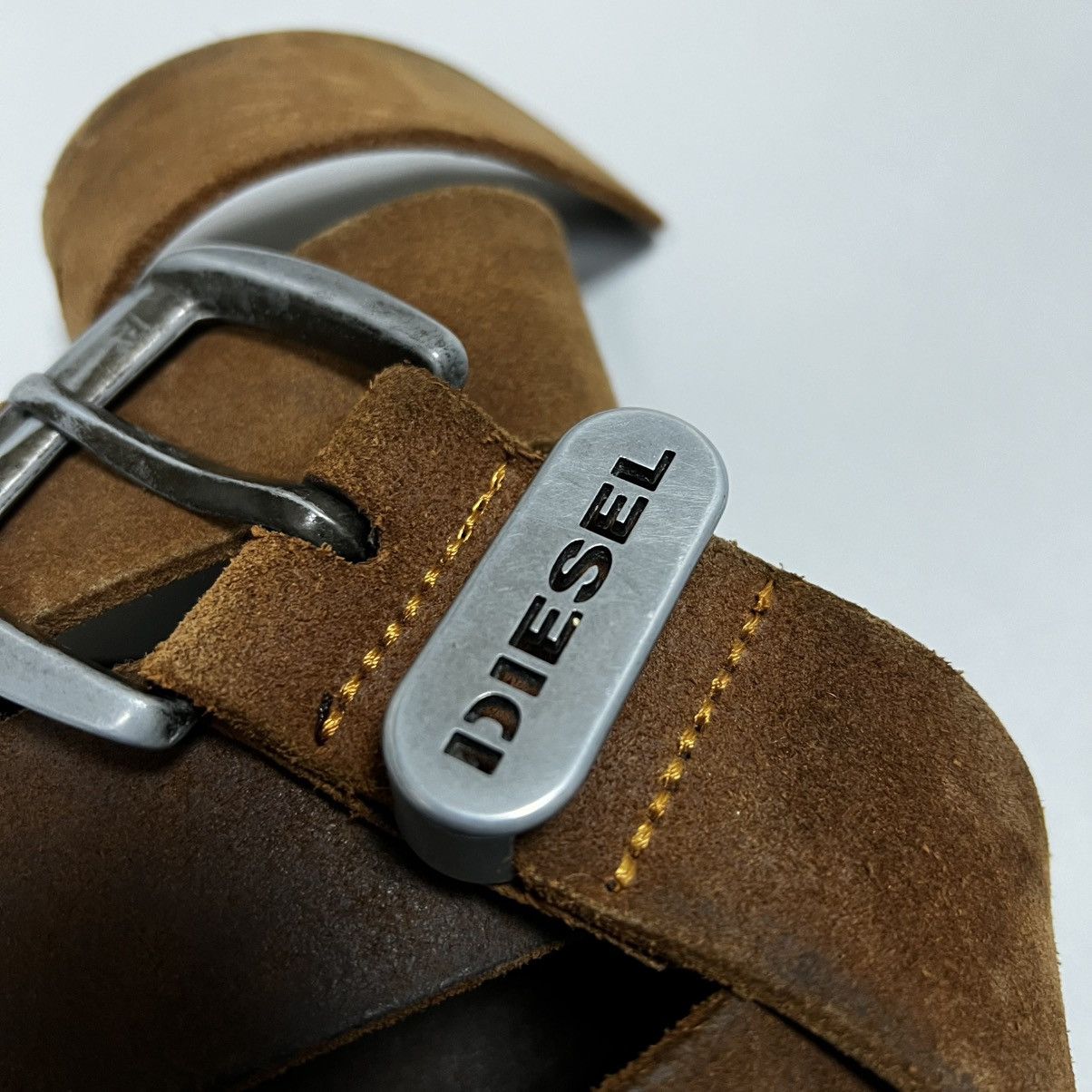 Diesel Vintage Diesel Leather Belt Made in Italy Size ONE SIZE - 6 Thumbnail