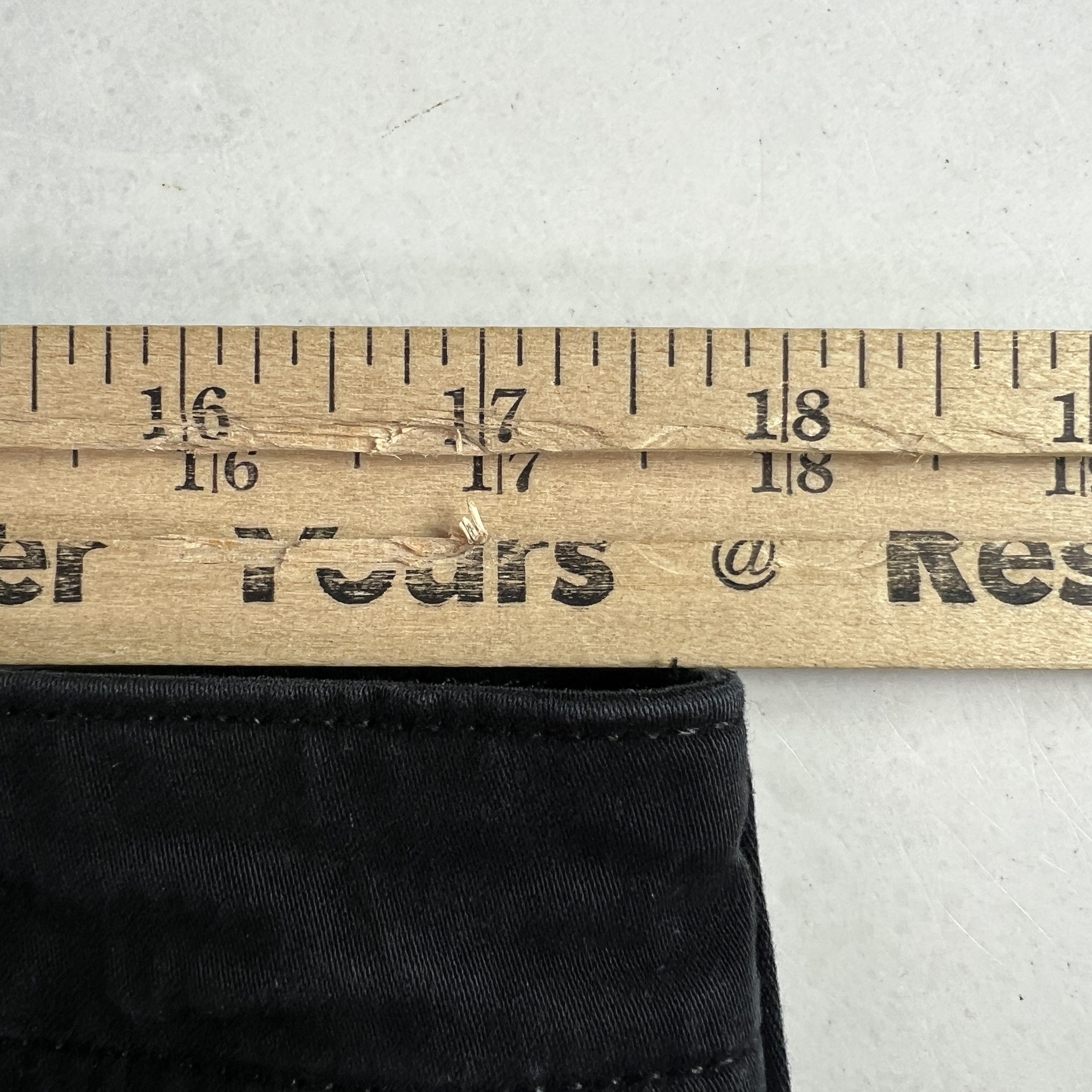 AG Adriano Goldschmied Adriano Goldschmied Everett Slim Straight Black Chinos Size US 35 - 21 Thumbnail