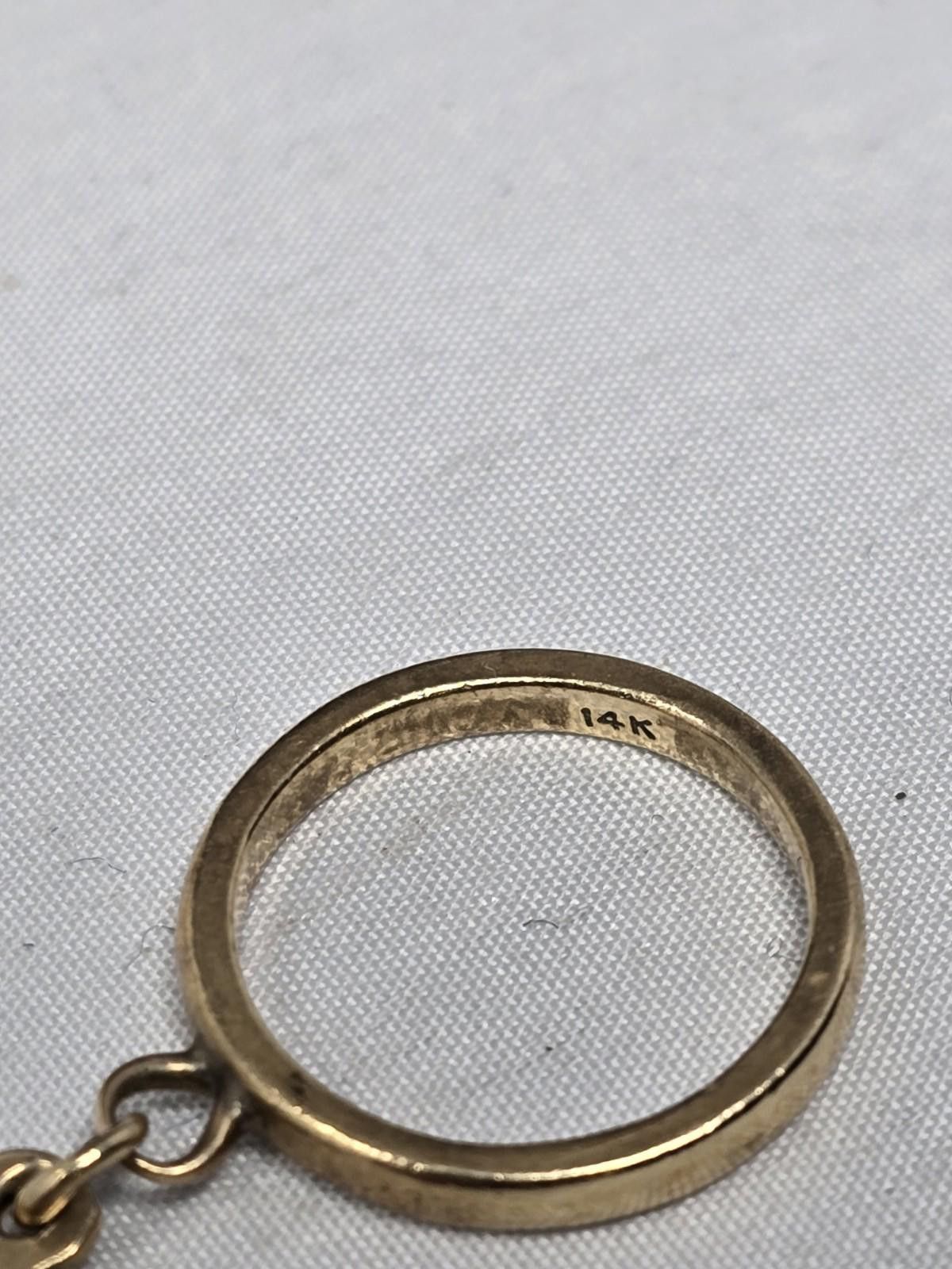 Other James Avery 14K Gold Owl Charm Ring Size 3 Retired Size ONE SIZE - 6 Thumbnail