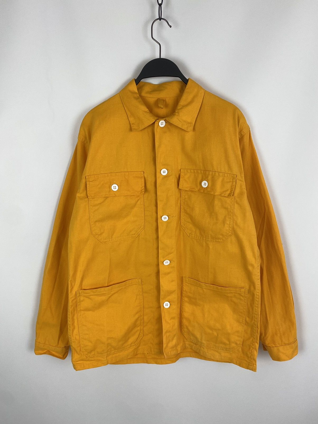 Vintage 1990’s Vintage Railway HBT Sanfor Work Chore Jacket Size US M / EU 48-50 / 2 - 1 Thumbnail