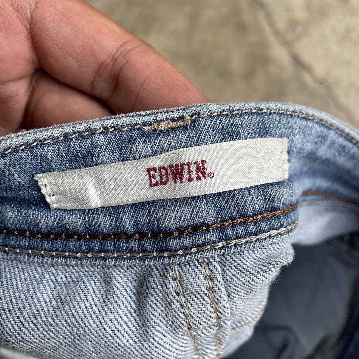 Edwin 🔥Vintage Edwin Stoned Washed Ripped Women Denim Jeans Size 28" / US 6 / IT 42 - 11 Thumbnail
