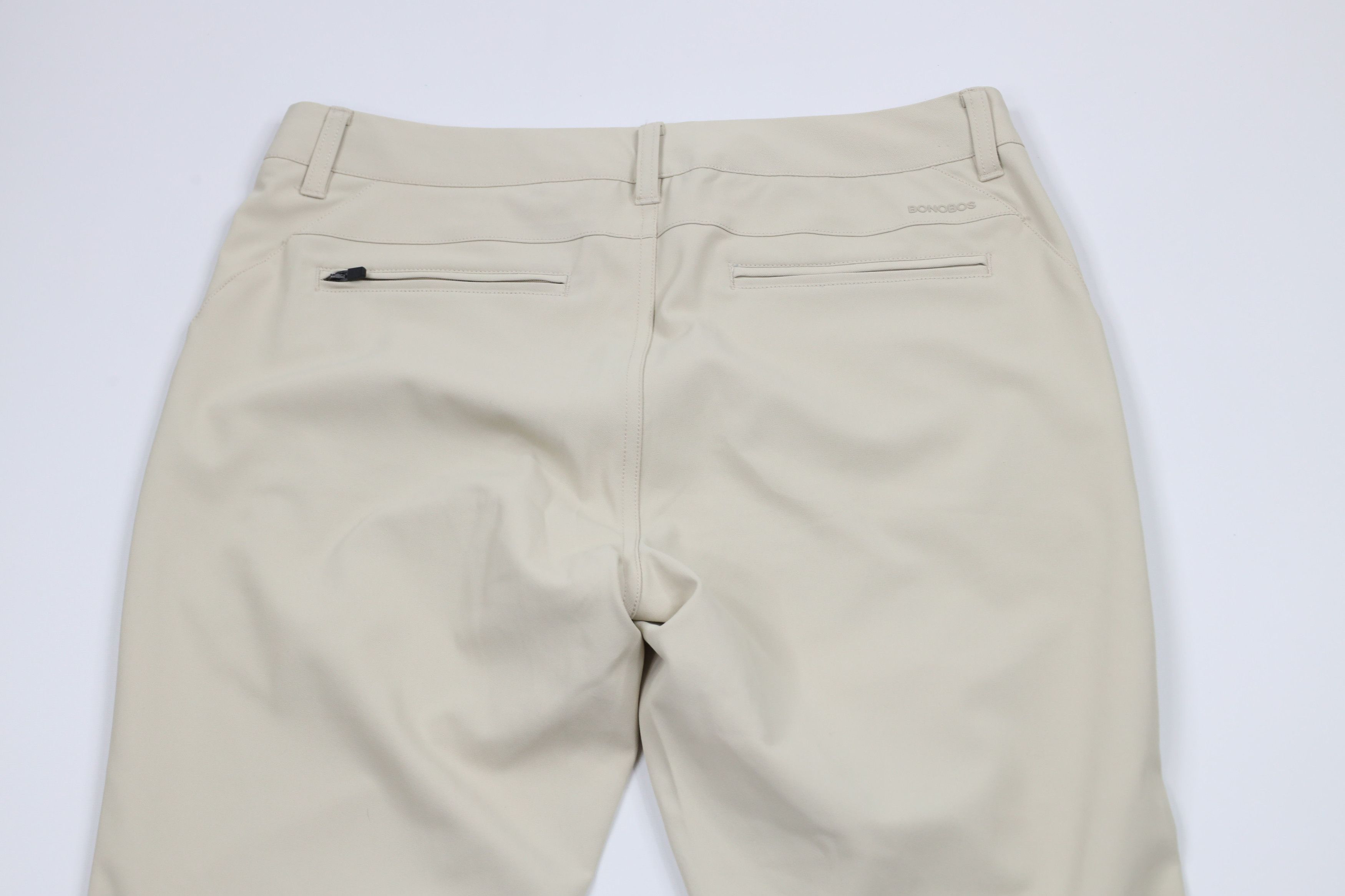 Bonobos × Vintage Bonobos Golf Stretch Flat Front Tech Golf Chino Pants Beige Size US 32 / EU 48 - 8 Thumbnail