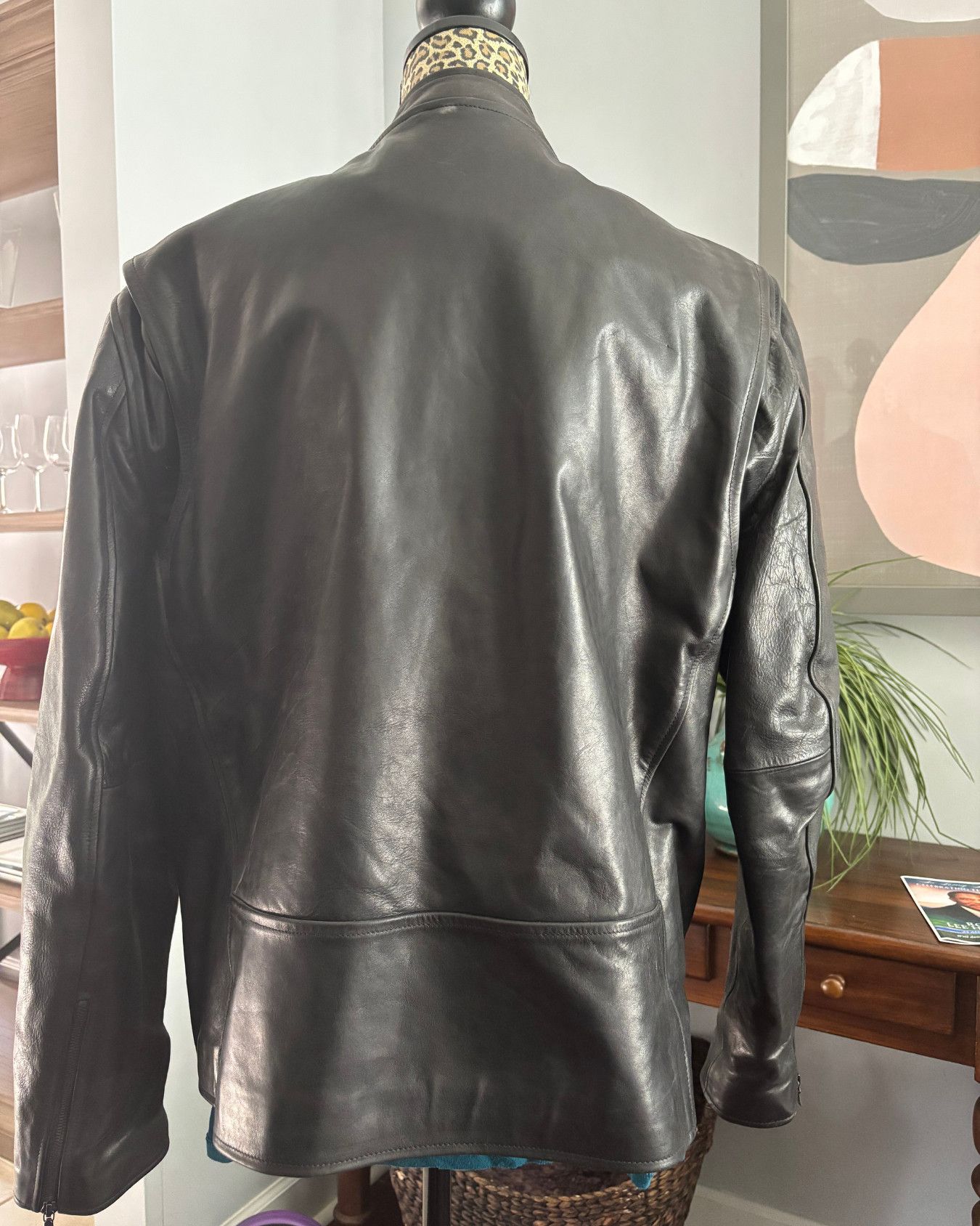 Banana Republic Vintage Banana Republic Genuine Leather Bomber Jacket Large Size US L / EU 52-54 / 3 - 4 Thumbnail