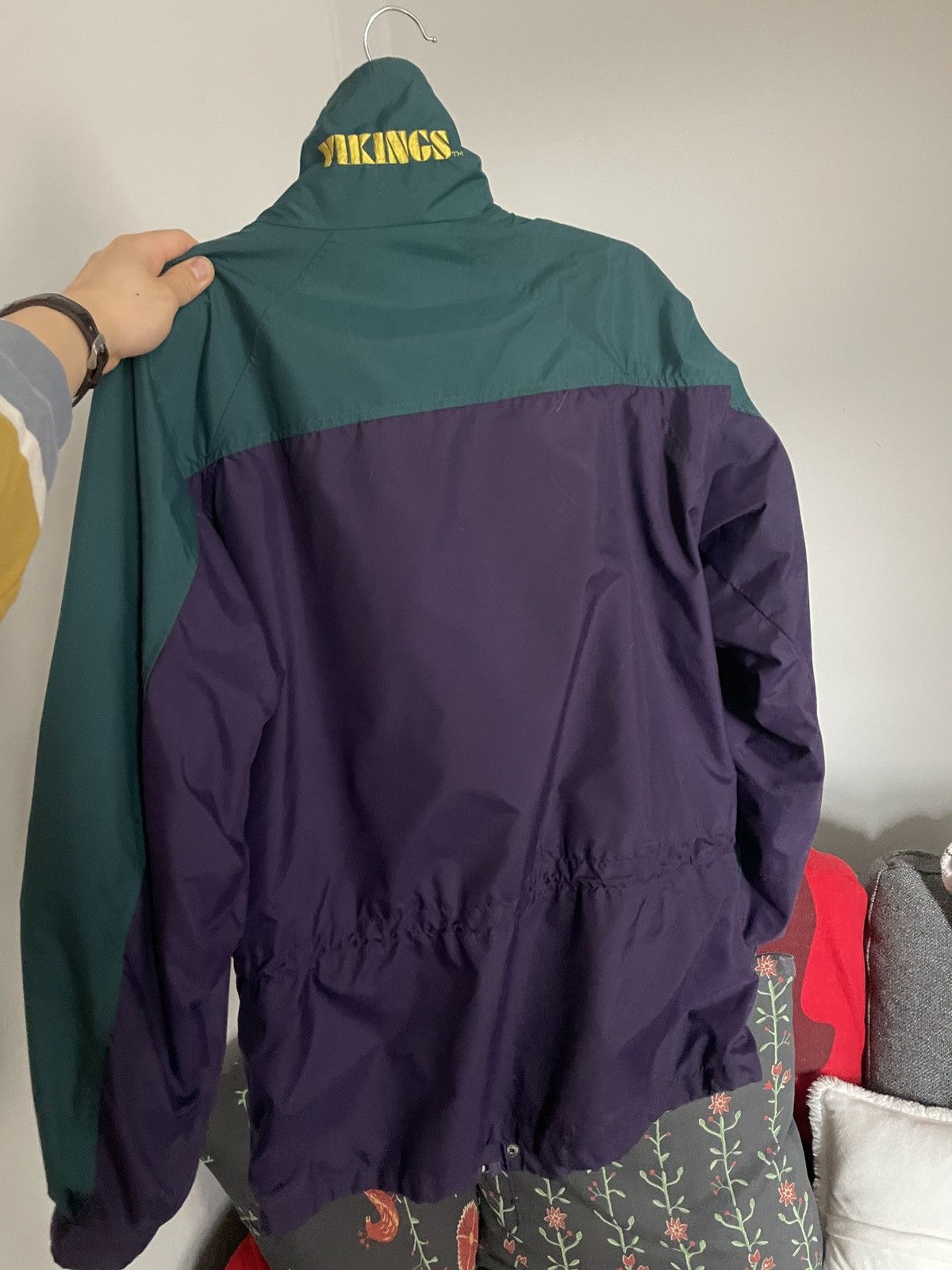 Columbia Vintage Columbia Vikings NFL Coaches Club Windbreaker Jacket Size US M / EU 48-50 / 2 - 3 Thumbnail