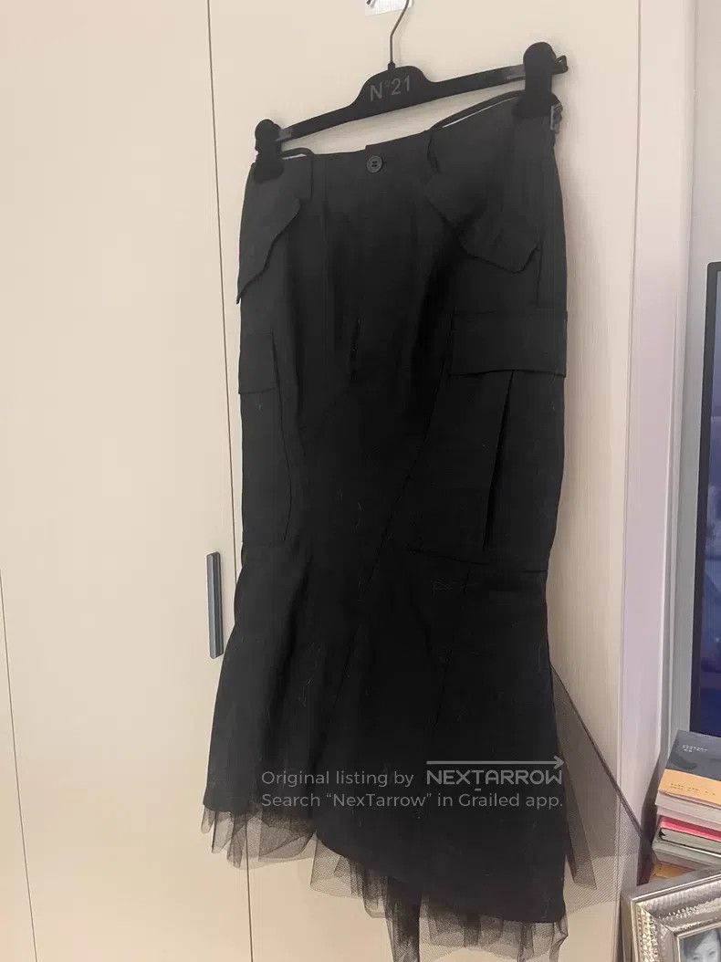 Junya Watanabe Junya Watanabe size S Black Workwear Mesh Skirt Size 23" - 4 Thumbnail
