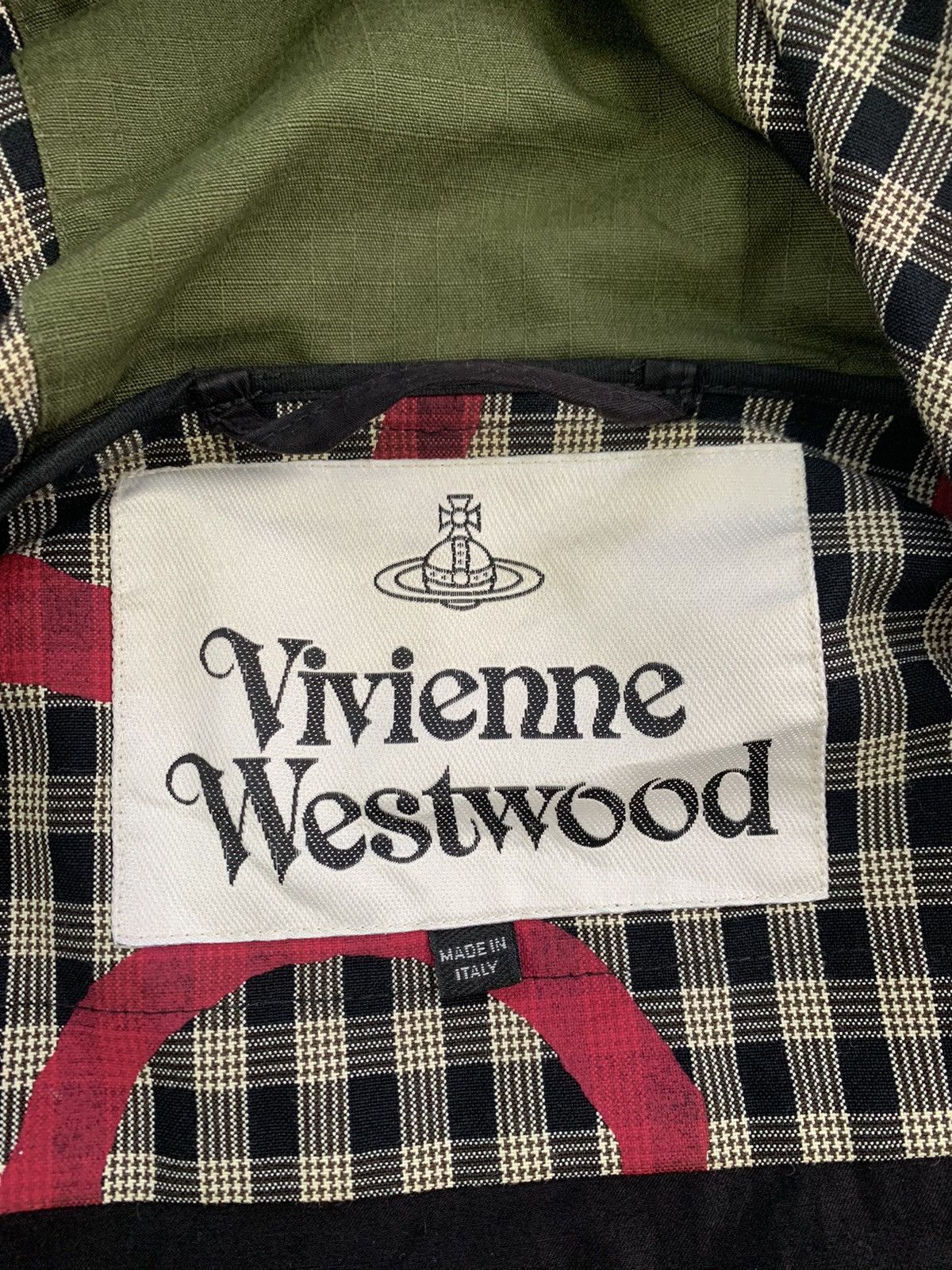 Vivienne Westwood Super Rare Vivienne Westwood Gingham Panel Coat Jacket Parka Size US L / EU 52-54 / 3 - 15 Thumbnail