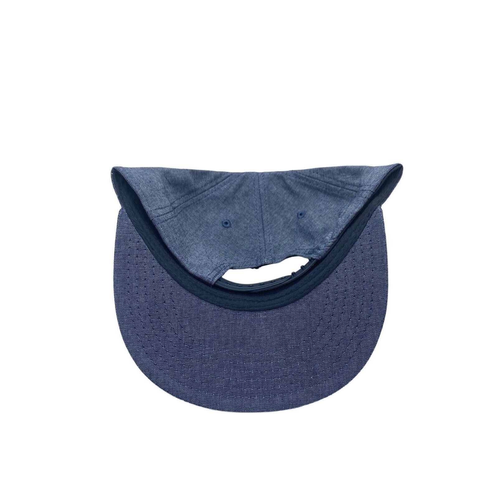 The Unbranded Brand Disc Golf Hat Cap Adjustable Snap Back Logo Blue Size ONE SIZE - 4 Thumbnail