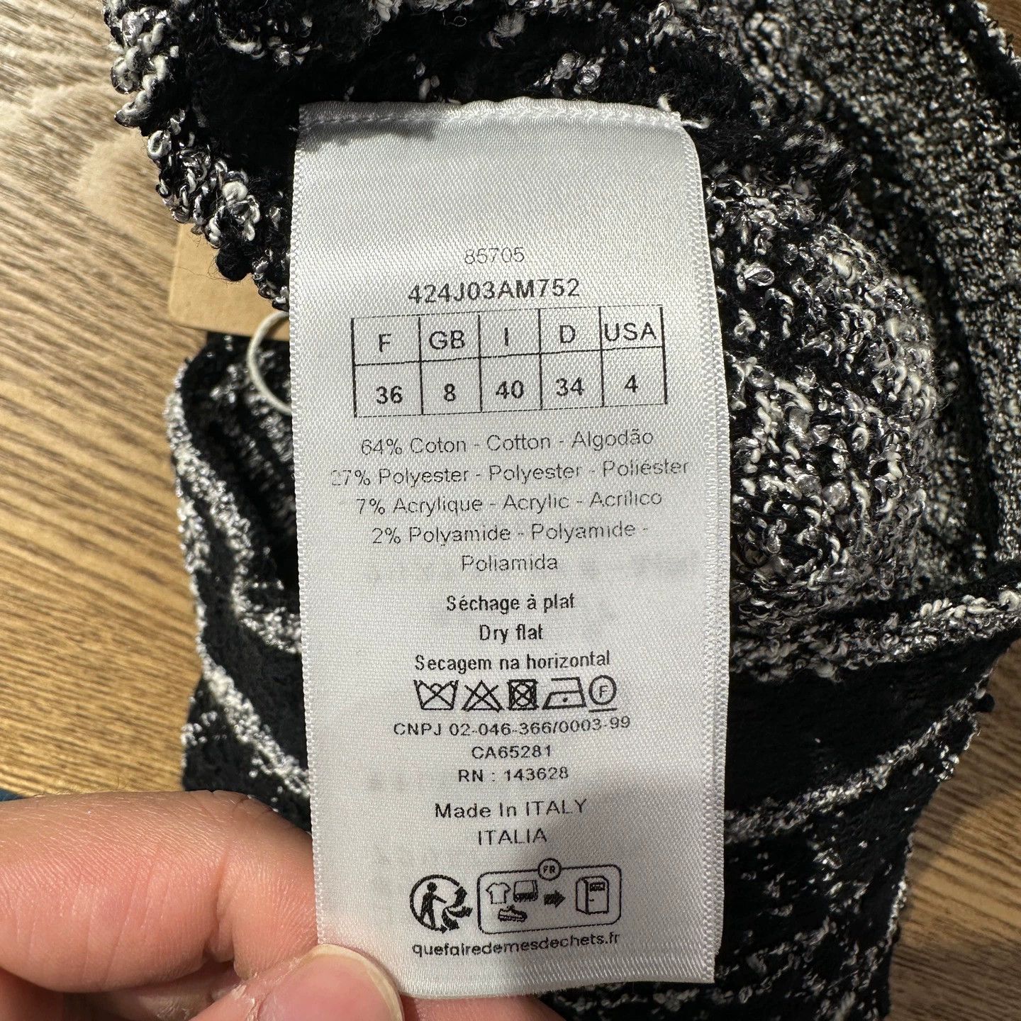 Christian Dior Monsieur Dior feb272 Tartan Cotton Skirt 36 Size 26" / US 2 / IT 38 - 4 Thumbnail