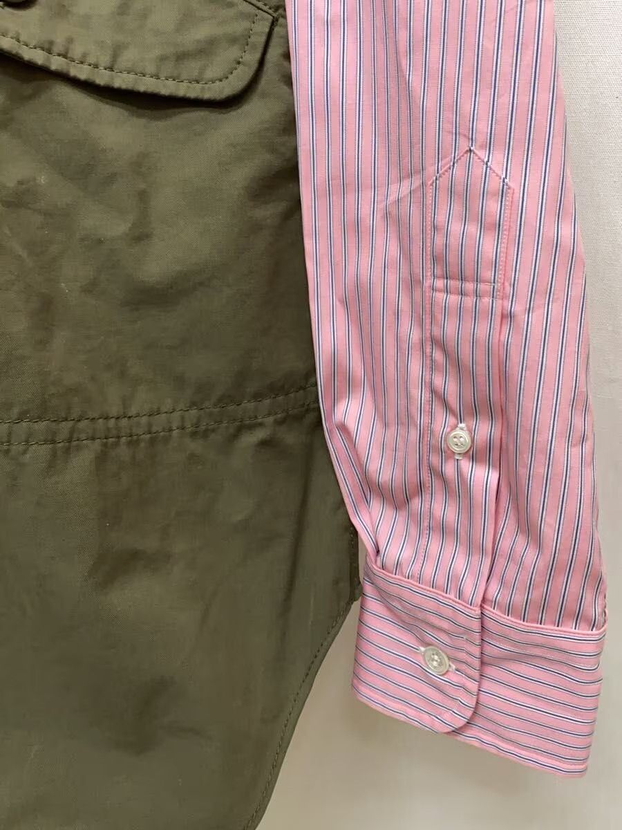 Comme des Garcons Homme Reconstructed Striped Button Shirt Size US S / EU 44-46 / 1 - 5 Thumbnail
