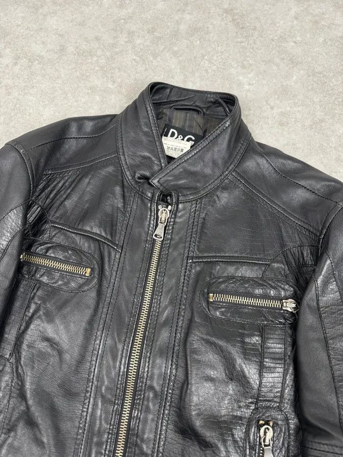 Dolce & Gabbana SS2005 Dolce & Gabbana Black Technical Leather Jacket Size US M / EU 48-50 / 2 - 6 Thumbnail