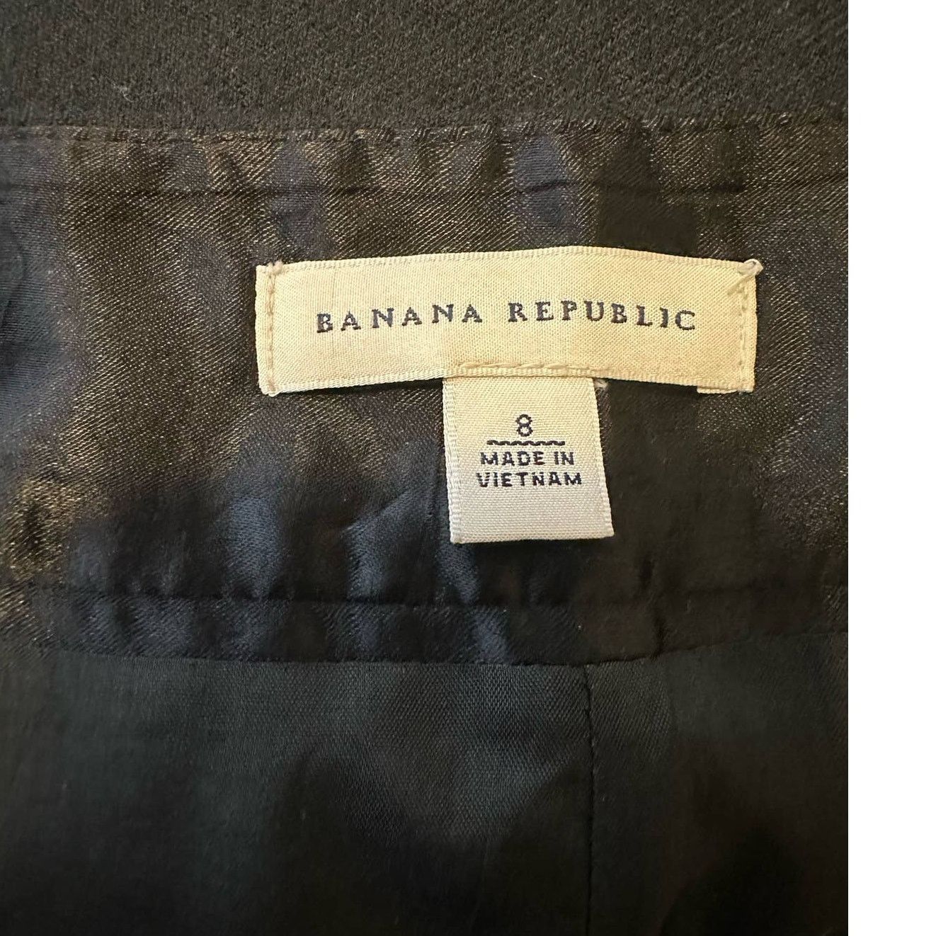 Banana Republic Banana Republic black wool front pleat mini skirt size 8 Size 30" / US 8 / IT 44 - 3 Thumbnail