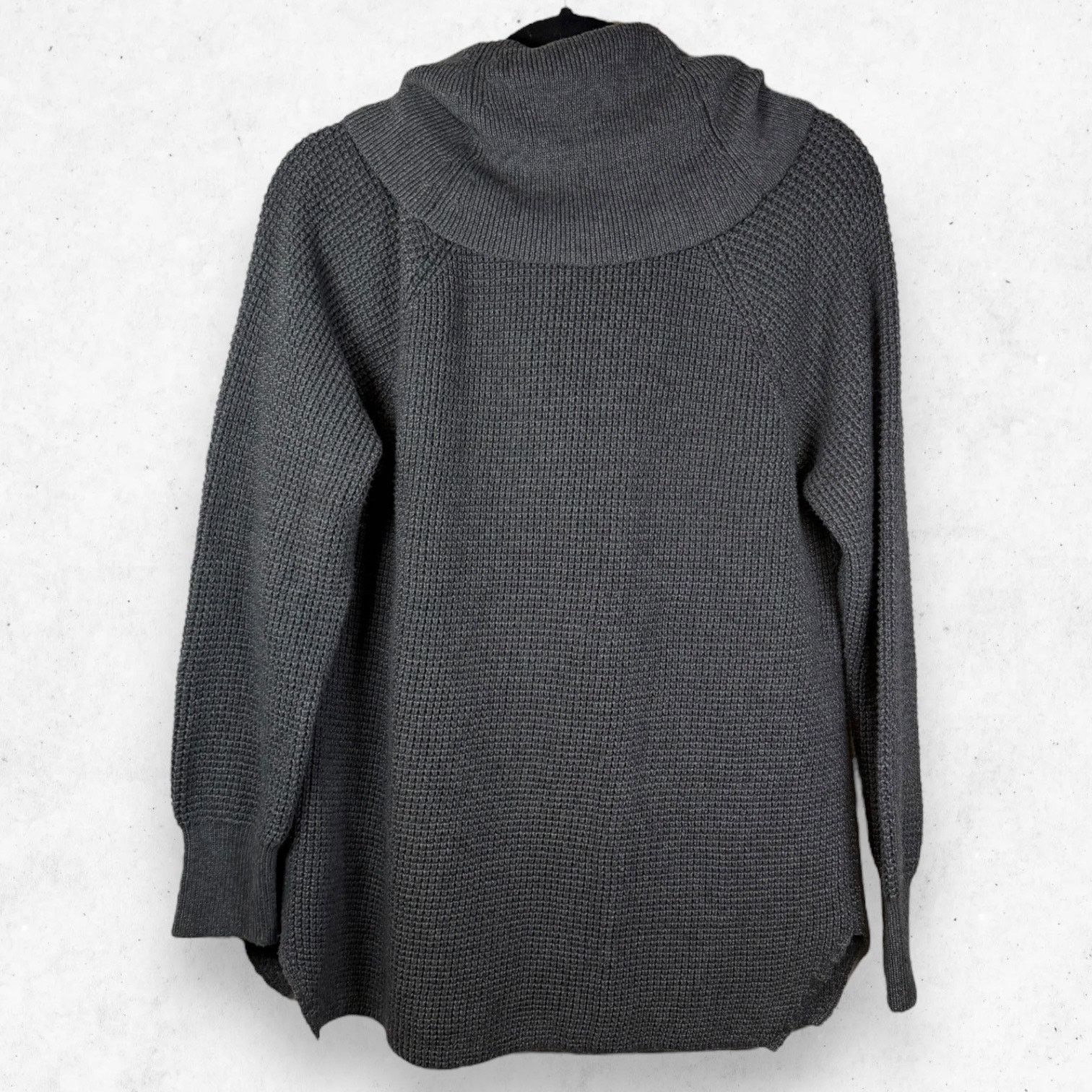 Michael Kors Michael Kors Women's L Oversized Waffleknit Cowl Charcoal Size L / US 10 / IT 46 - 2 Thumbnail