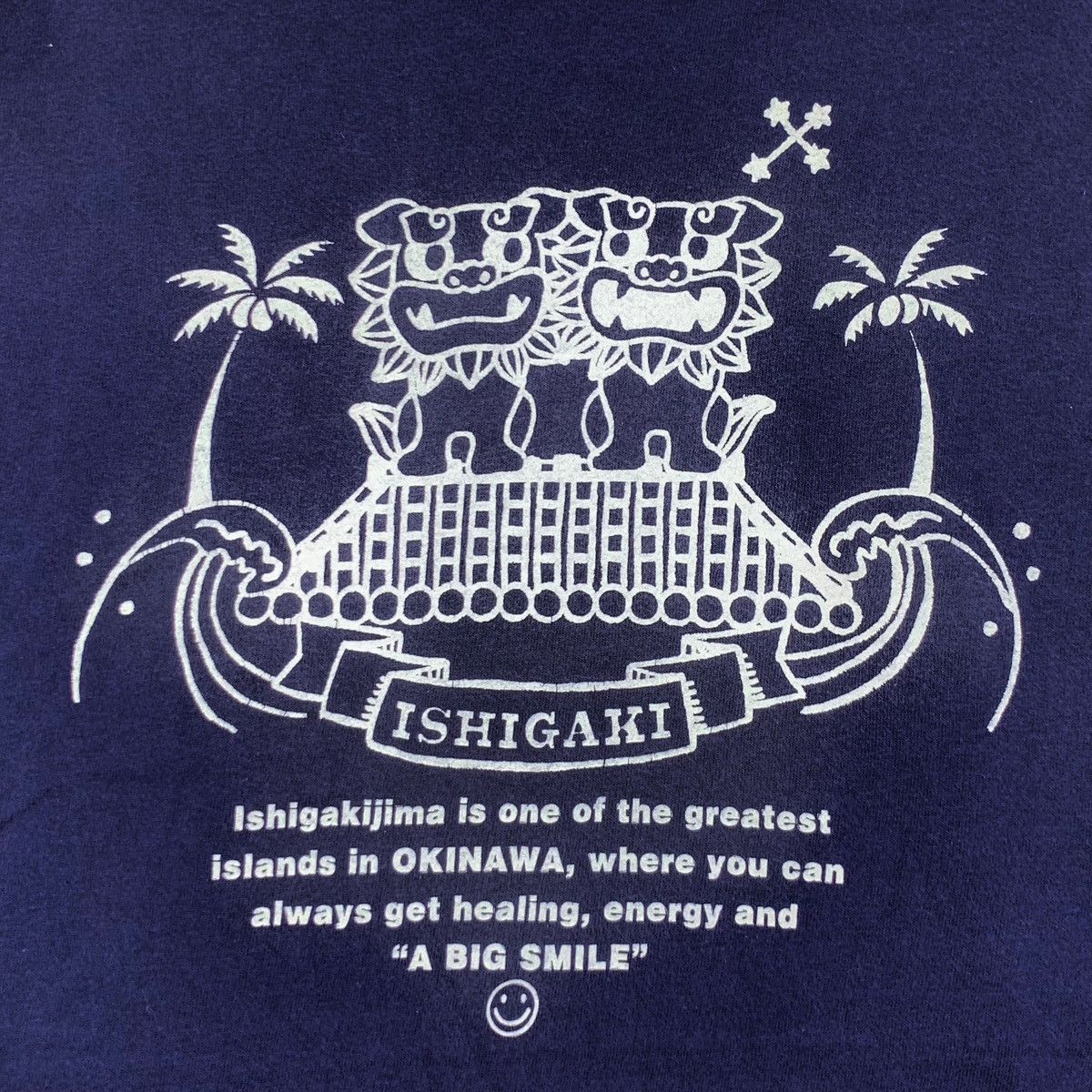 Vintage OKINAWA ISHIGAKI ISLAND Japan Hawaii Beach Tee Shirt Size XL / US 12-14 / IT 48-50 - 3 Thumbnail