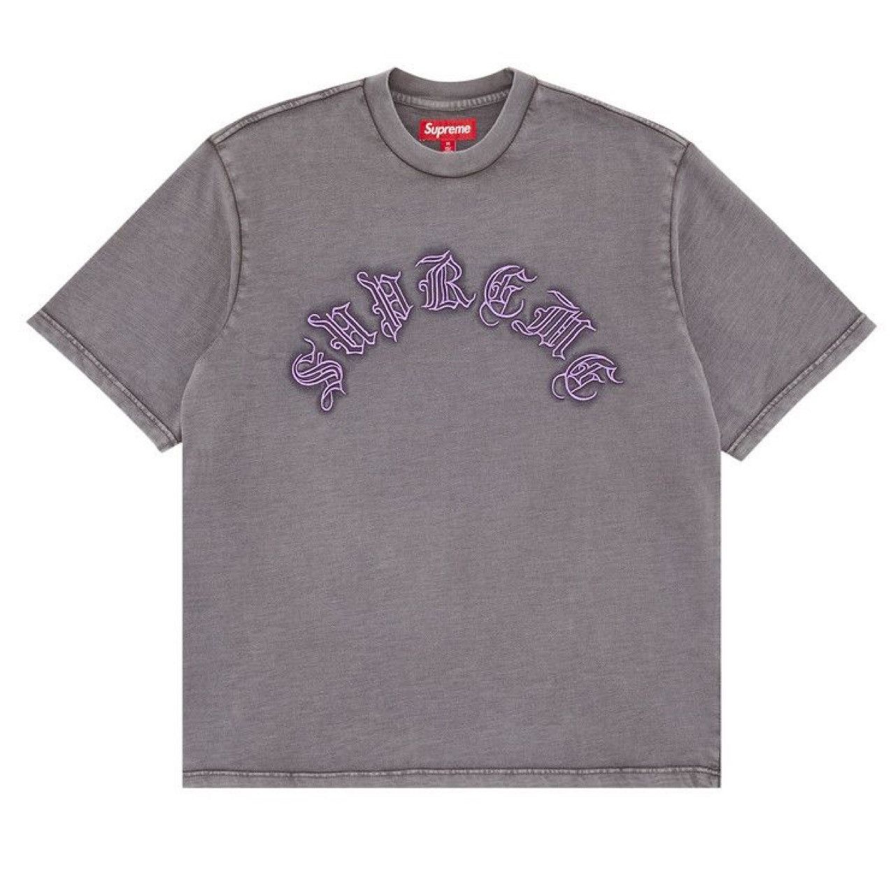 Supreme Supreme Old English Short-Sleeve Top 'Dark Grey' Size US XL / EU 56 / 4 - 1 Thumbnail