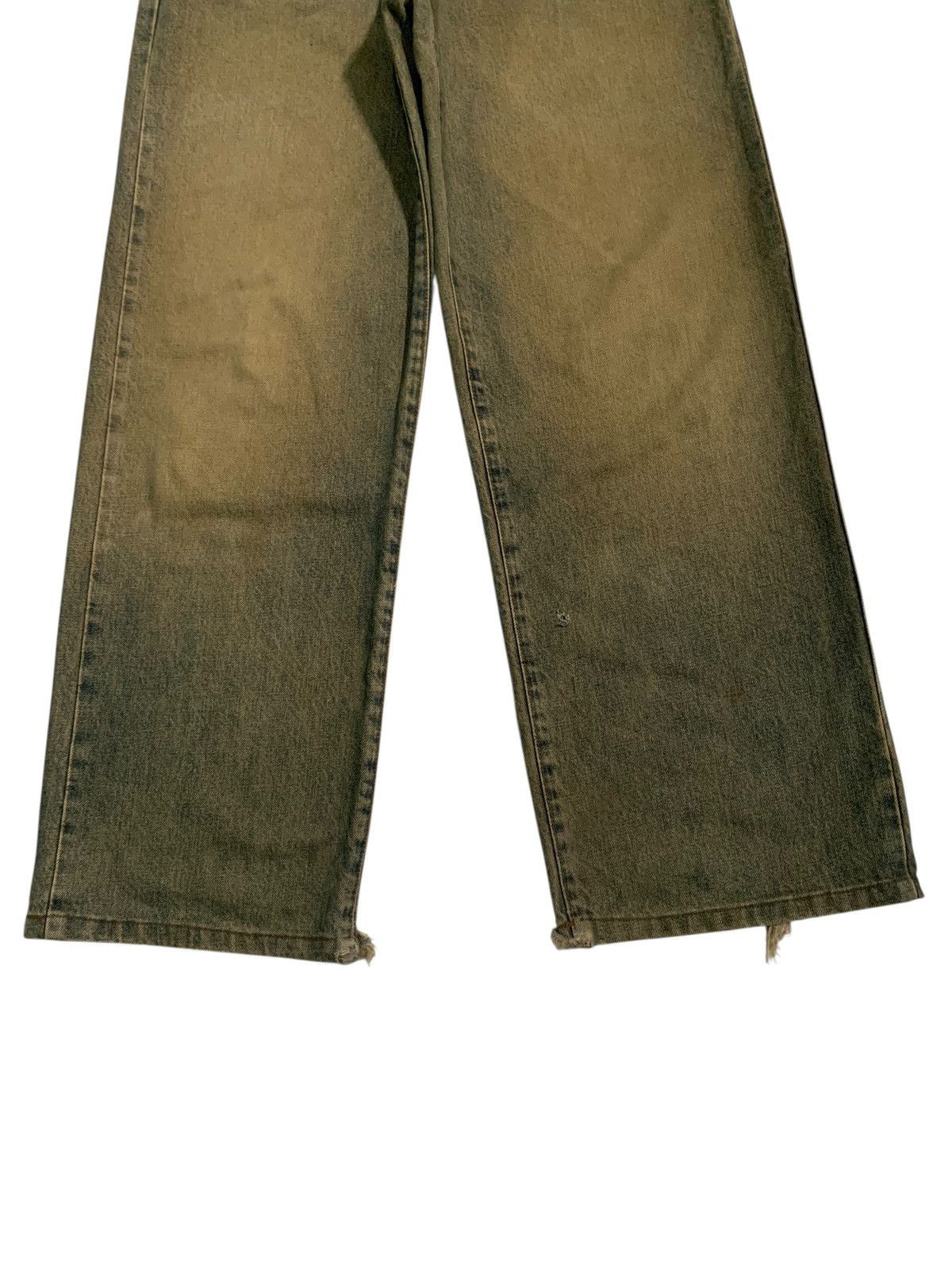 Kapital VINTAGE WRANGLER SELVEDGE BAGGY RUSTY DISTRESSED DENIM Size US 30 / EU 46 - 9 Thumbnail