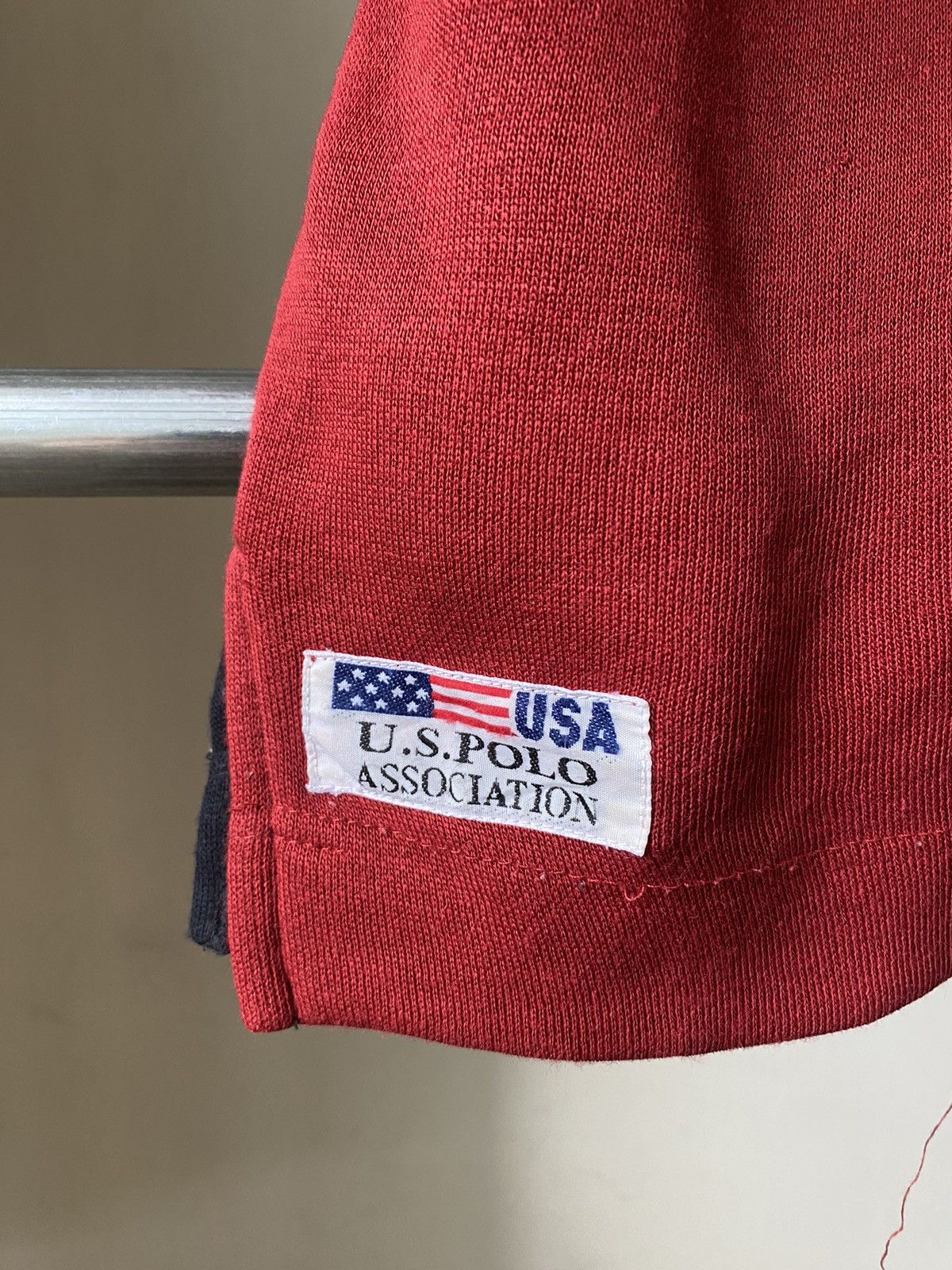 U.S. Polo Assn. × Vintage US POLO RAGLAN 3Q SWEATSHIRT RARE 90s Size US L / EU 52-54 / 3 - 5 Thumbnail