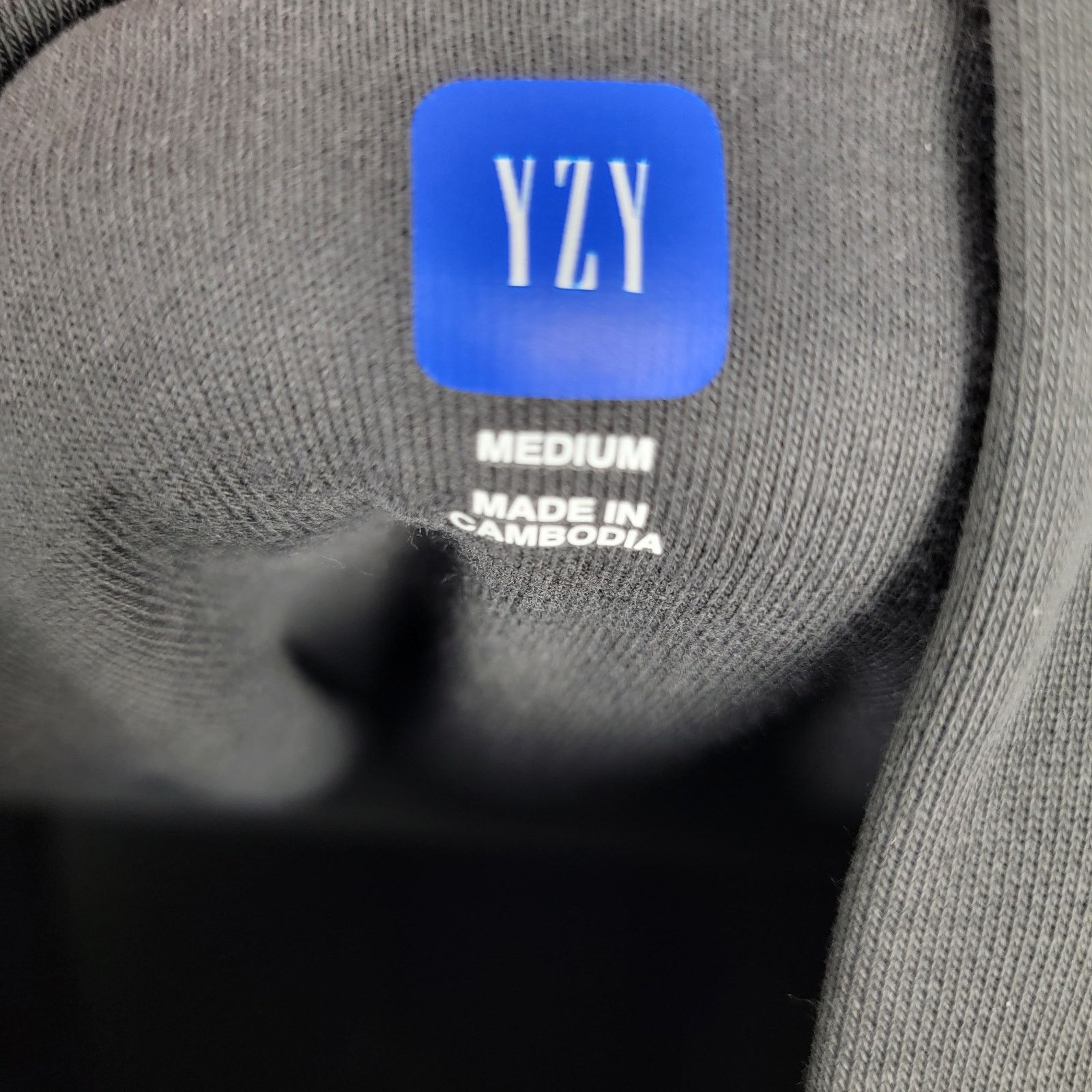 Yeezy YeezyXGAP 55 Shrunken Hoodie - Black - Size Medium Size US M / EU 48-50 / 2 - 3 Thumbnail
