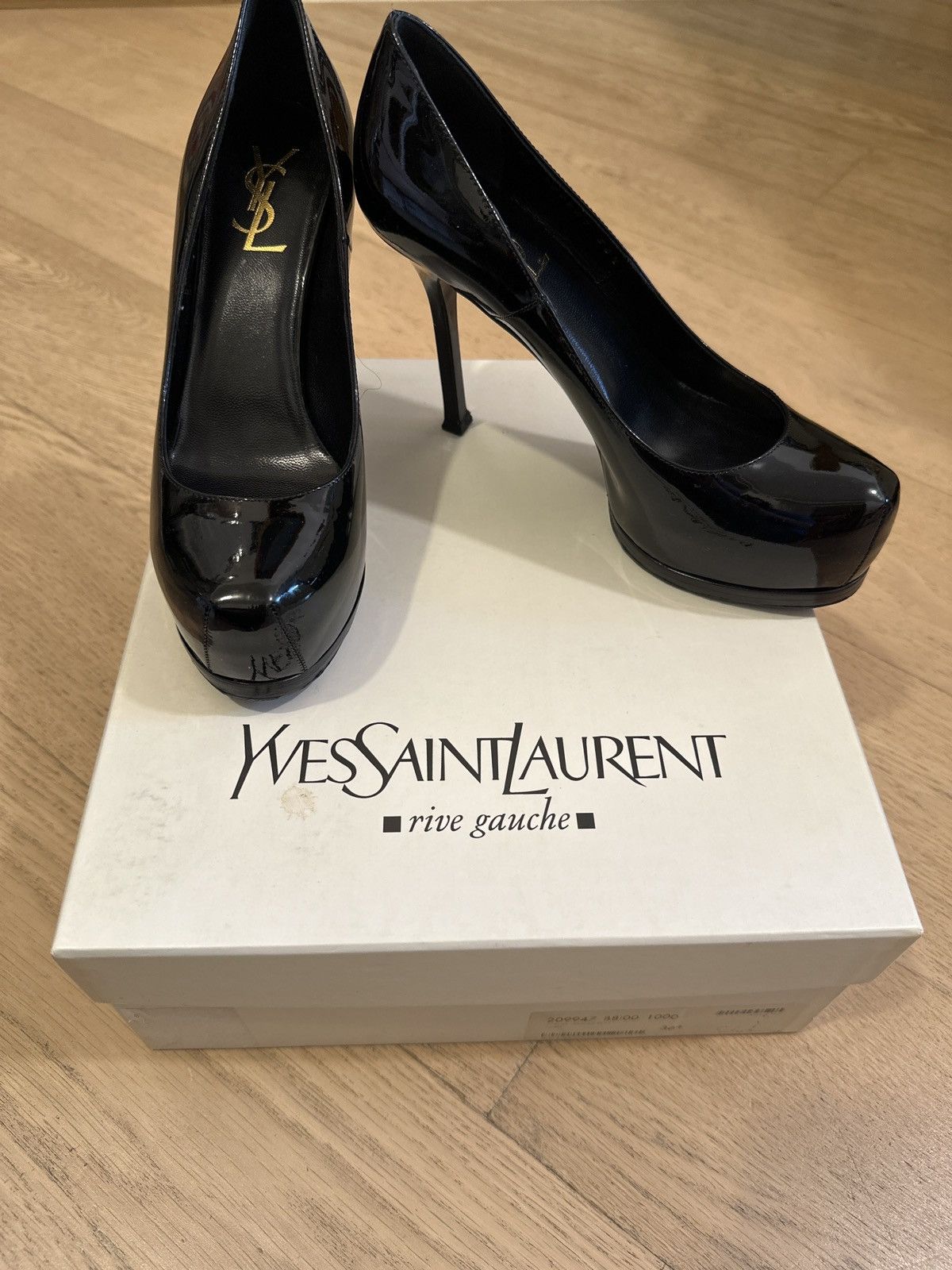 Yves Saint Laurent Ysl classic platform heels Size US 6.5 / IT 36.5 - 2 Thumbnail