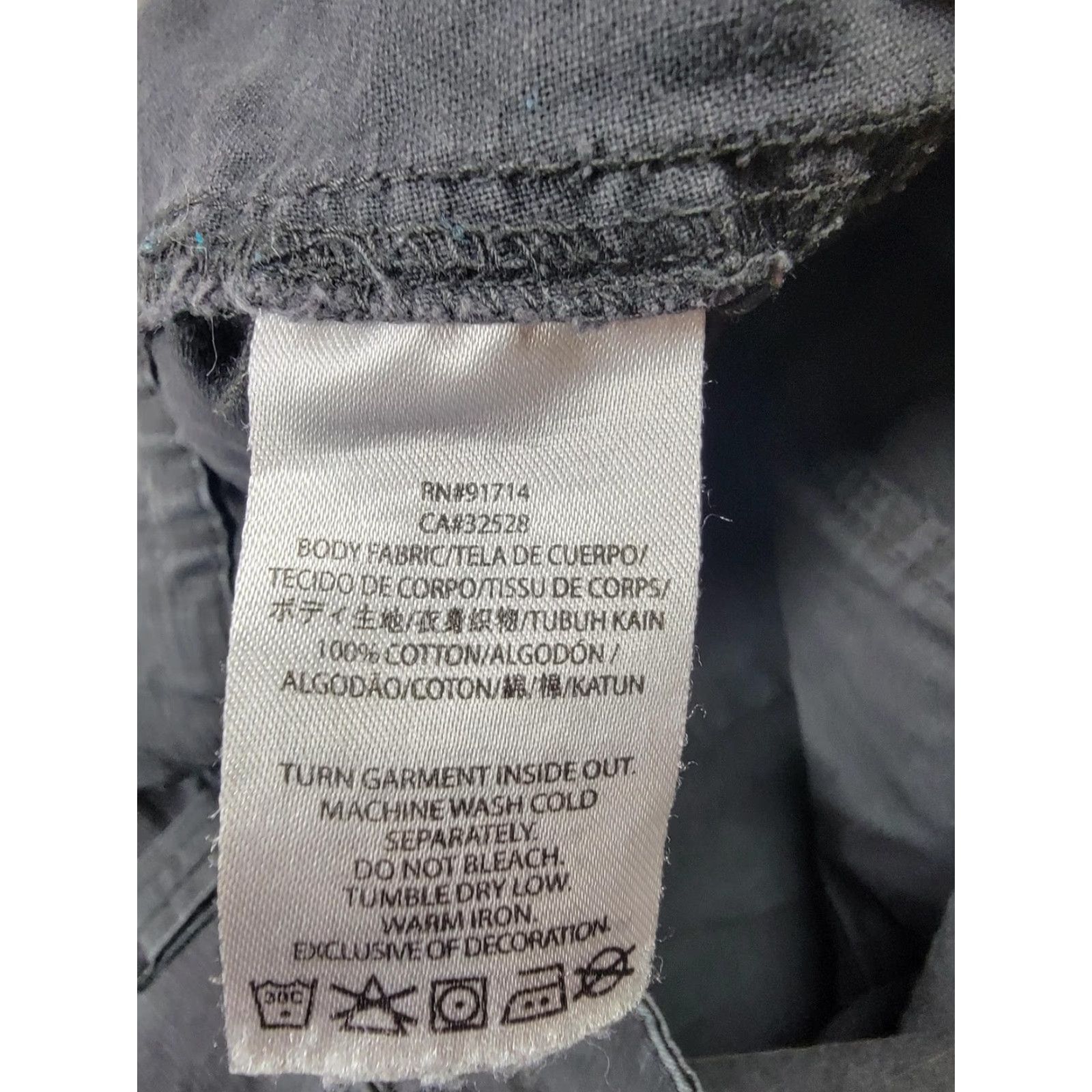 Armani Exchange Armani Exchange Cargo Pants Mens 38 Gray Drawstring Hem Front Zip Pockets Cargo Style Straight Leg 32in Inseam Size US 38 / EU 54 - 7 Thumbnail