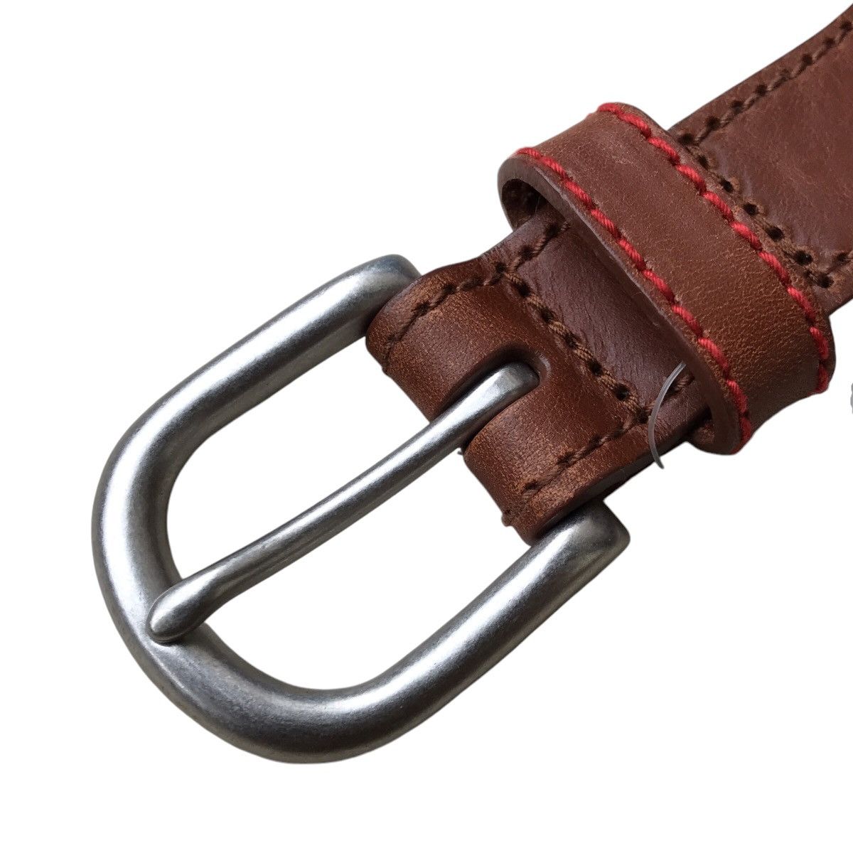 Brooks Brothers Brooks Brothers BNWT American Ivy Casual Cotton Leather Belt Size 32 - 7 Thumbnail