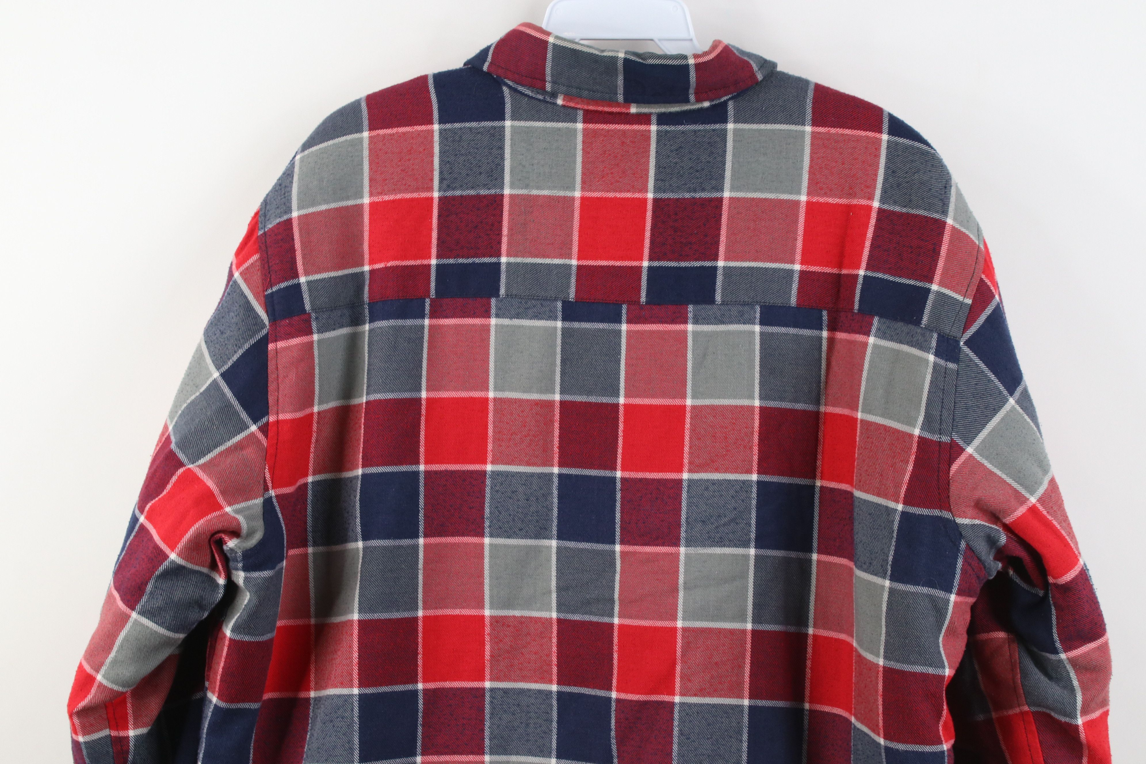 Vintage Vintage 90s Streetwear Flannel Button Shirt Jacket Jac Shirt Size US M / EU 48-50 / 2 - 14 Thumbnail