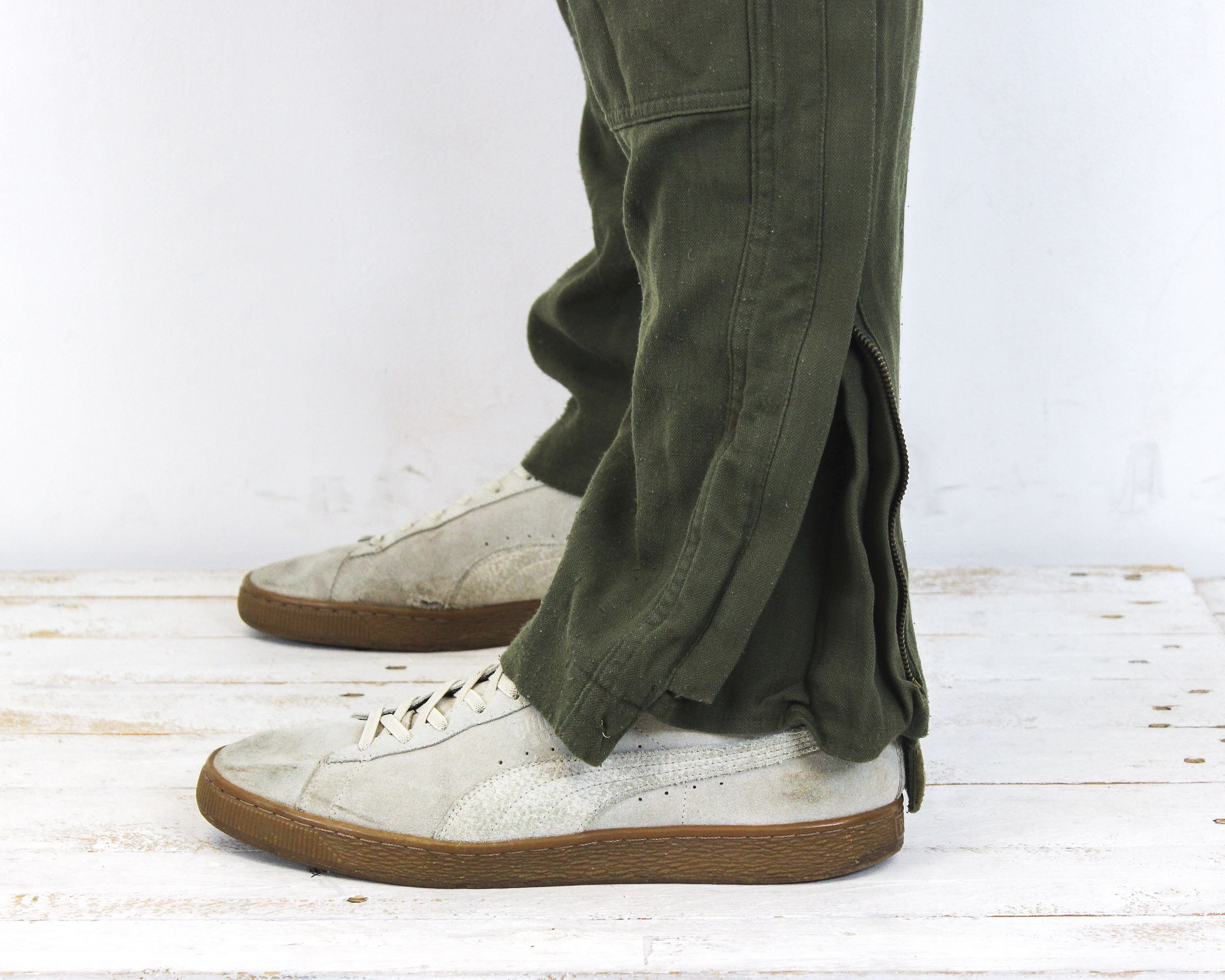 Vintage German Schneider Modautal W38 L32 Army Cargo EU 54 Wool Pant Size US 38 / EU 54 - 6 Thumbnail