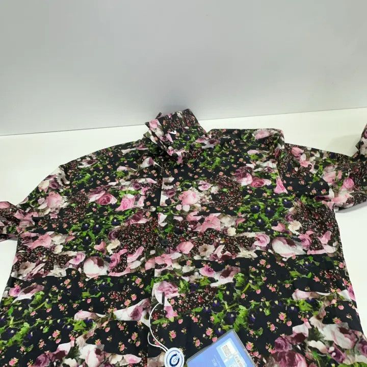 Givenchy Givenchy Givenchy Floral Print Long Sleeve ButtonUp Shirt Size US M / EU 48-50 / 2 - 3 Thumbnail