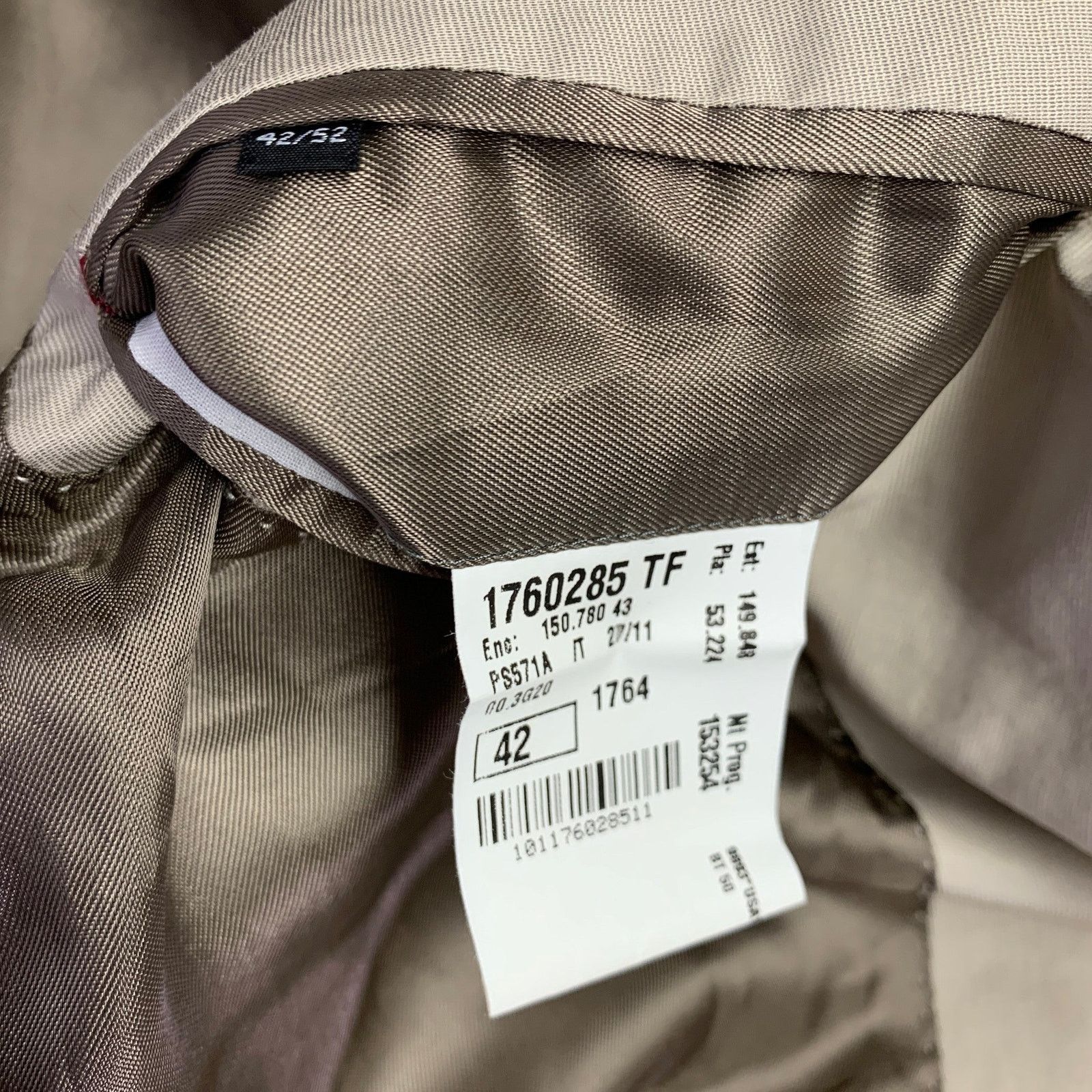 Paul Smith PS by PAUL SMITH Size 42 Khaki Cotton Blend Sport Coat Size 42R - 9 Thumbnail