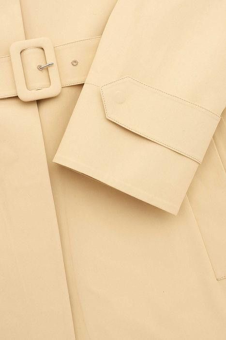 Jil Sander o1w1db10825 Trench Coat in Beige Size S / US 4 / IT 40 - 3 Thumbnail