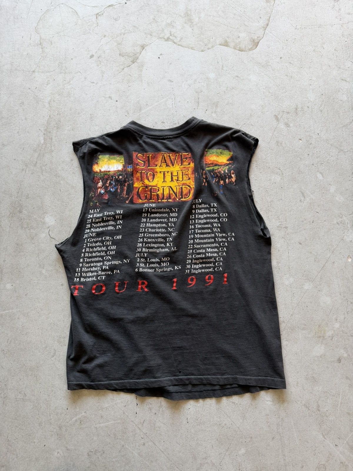 Vintage 1991 Skid Row ‘Slave to the Grind’ Size US XL / EU 56 / 4 - 6 Thumbnail