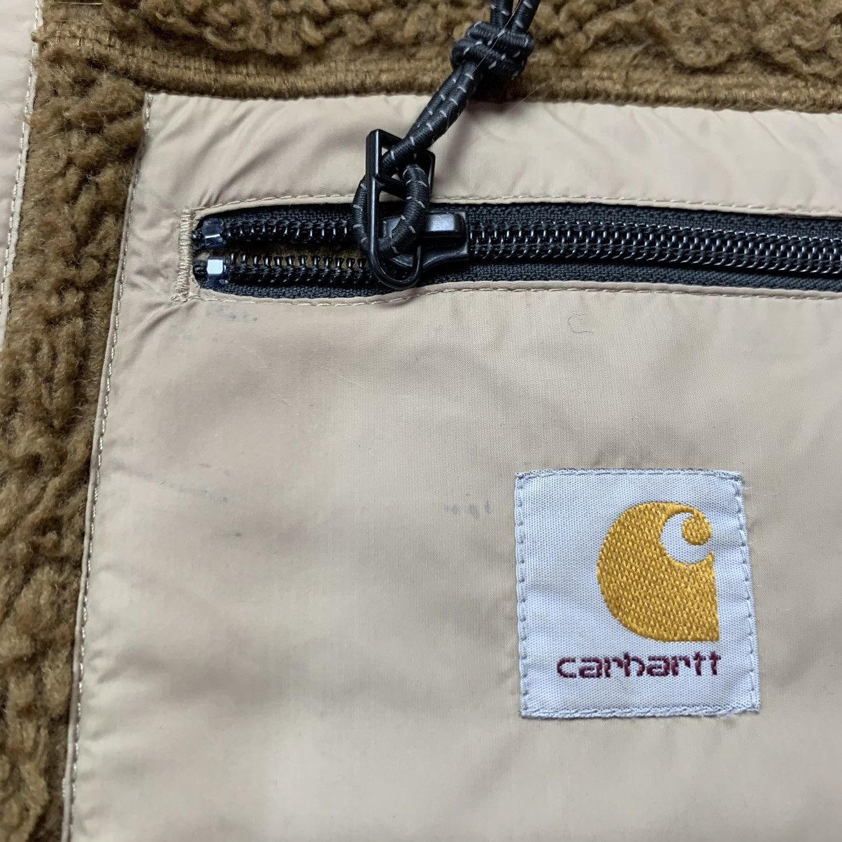 Other CARHARTT WIP PRENTIS LINER SHERPA FLEECE JACKET Size US L / EU 52-54 / 3 - 9 Thumbnail