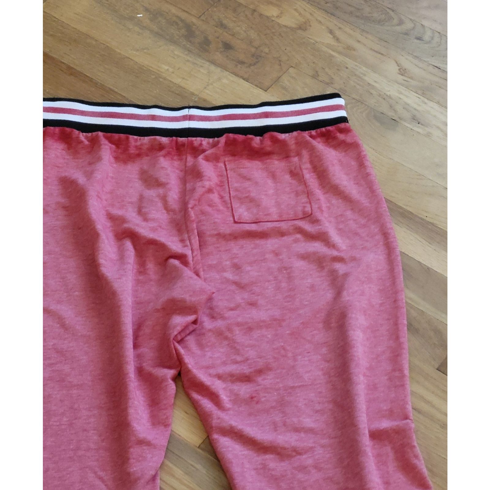Disney Disney Parks Minnie Joggers Women’s Med Pink Heart Polka Dot Size 30" / US 8 / IT 44 - 2 Thumbnail