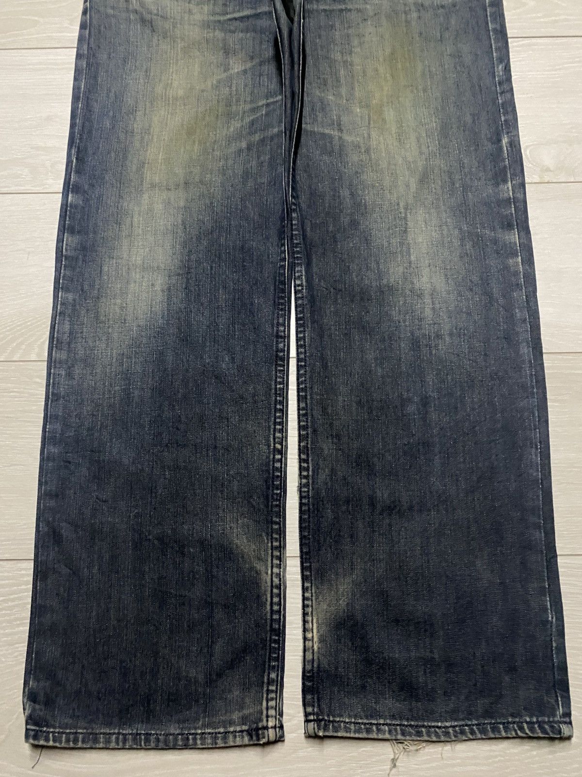 Stussy Vintage Stussy Garment WorkGear Mud Wash Baggy Jeans Size US 35 - 5 Thumbnail