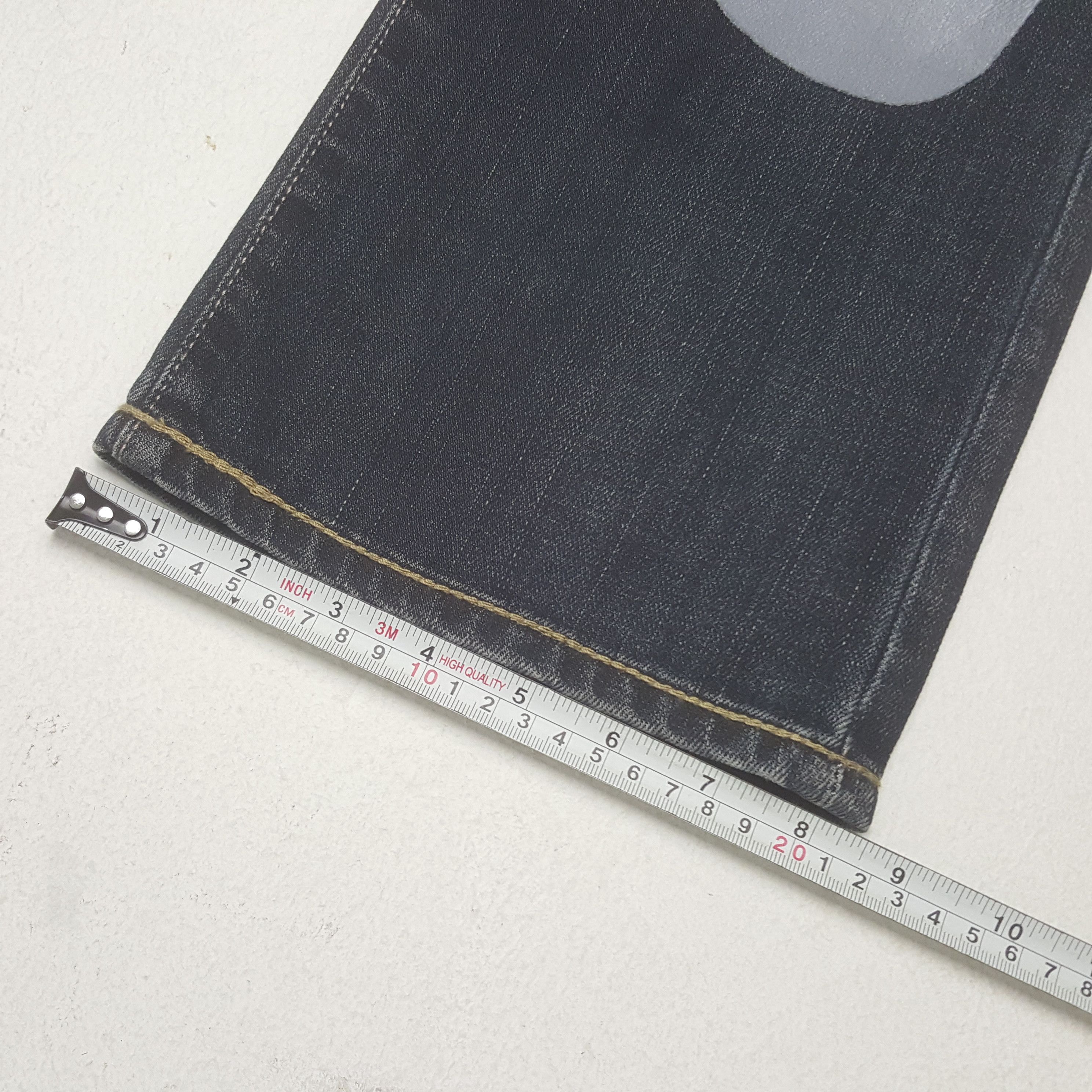 Evisu × Puma × Vintage Vintage Evisu x PUMA Custom Grey Daicock Jeans Size 30" / US 8 / IT 44 - 16 Thumbnail