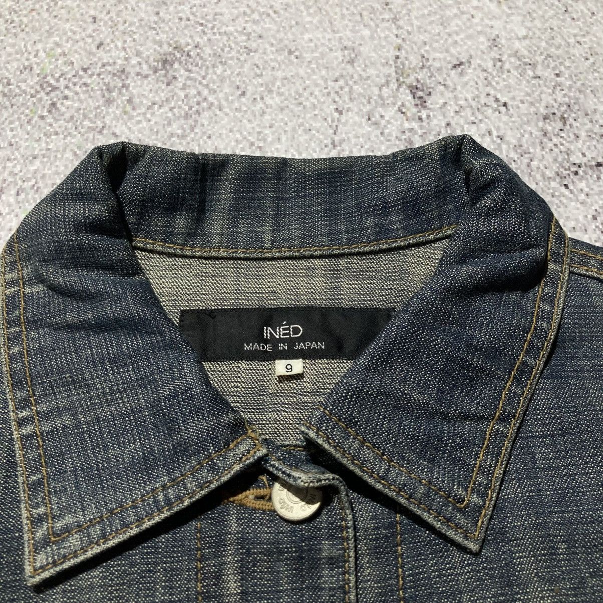 Yohji Yamamoto 🇯🇵 Vintage Ined Japan by Yohji Yamamoto Cropped Denim Jacket Size US XS / EU 42 / 0 - 12 Thumbnail