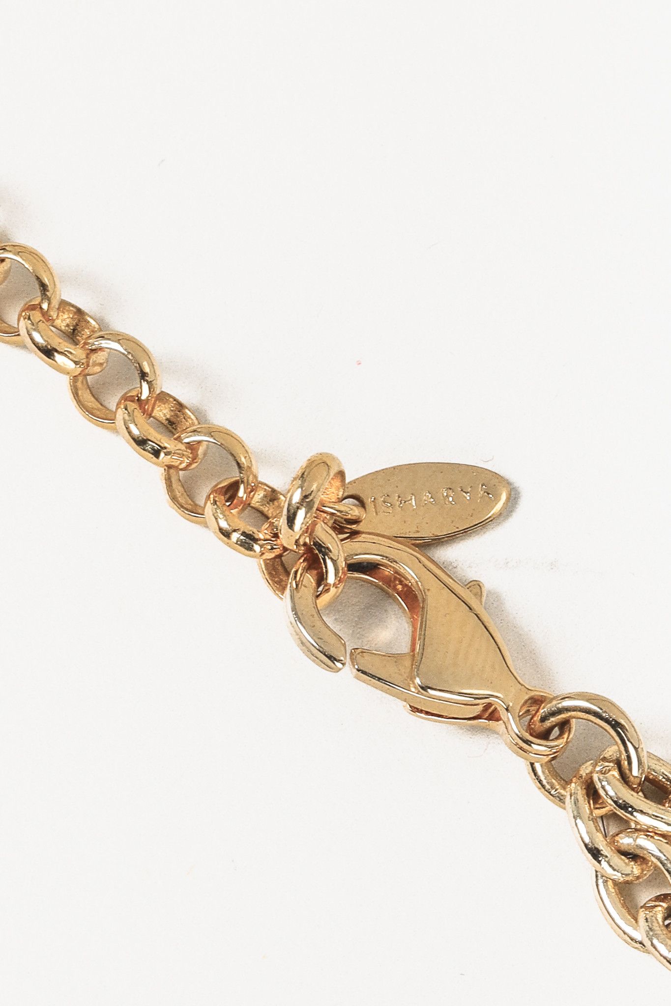 Other Isharya Gold Plated Double-Horn Double-Chain Necklace Size ONE SIZE - 4 Thumbnail