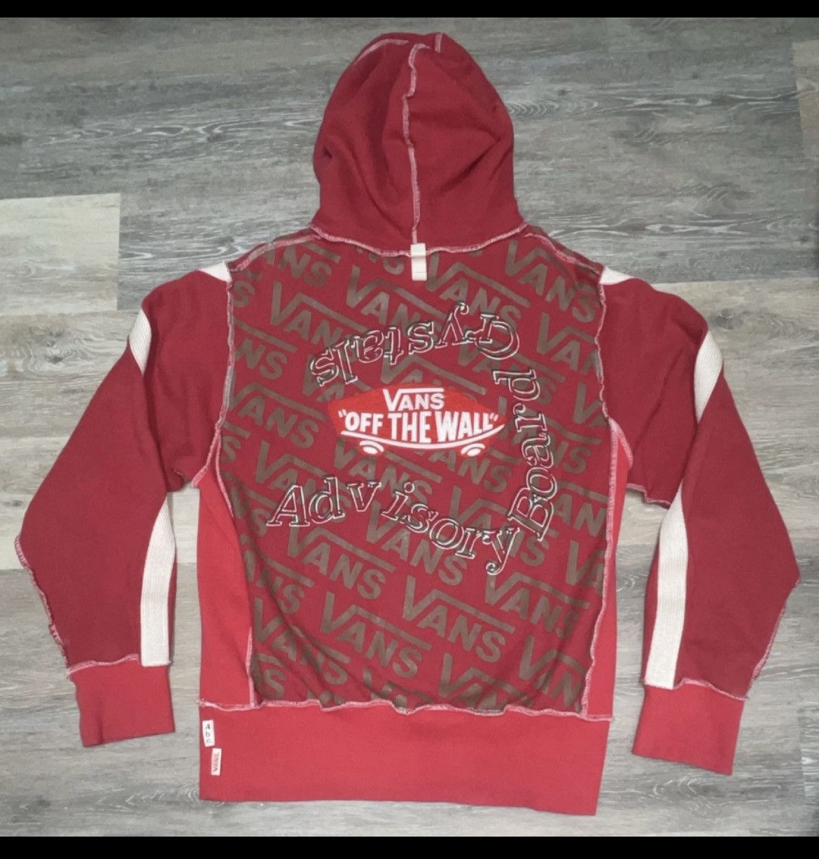 Advisory Board Crystals × Vans Vans Advisory Board Crystals Opal Shoebox Hoodie XL Red Size US XL / EU 56 / 4 - 13 Thumbnail