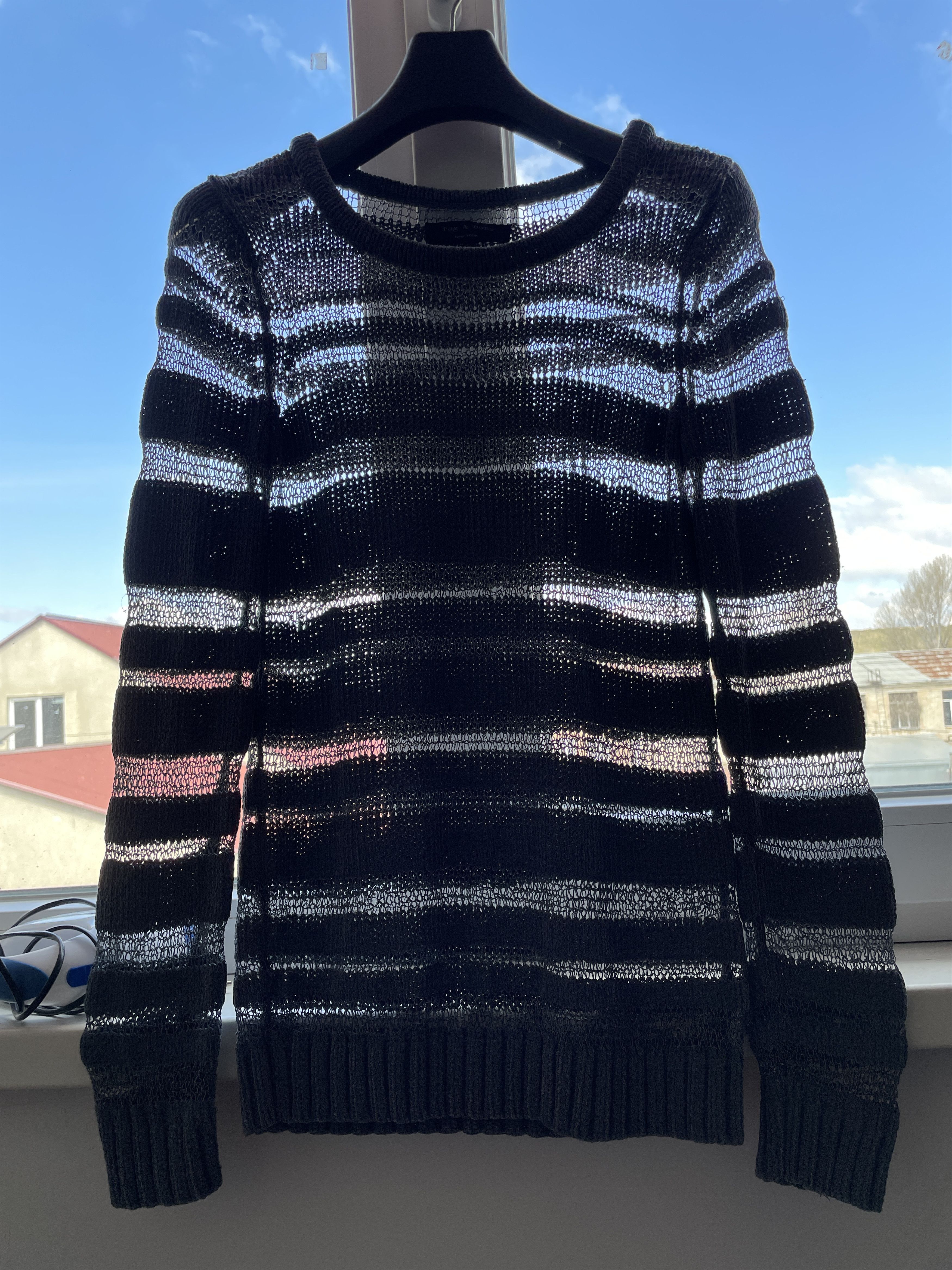 Rag & Bone Rag & Bone Womens Mesh Crochet Chain-Link Sweater Size M / US 6-8 / IT 42-44 - 2 Thumbnail