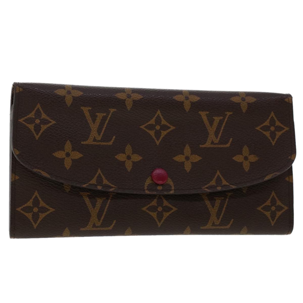 Buy Louis Vuitton Monogram Canvas Monogram Canvas Emilie Wallet Article:  M60697 Fuchsia at