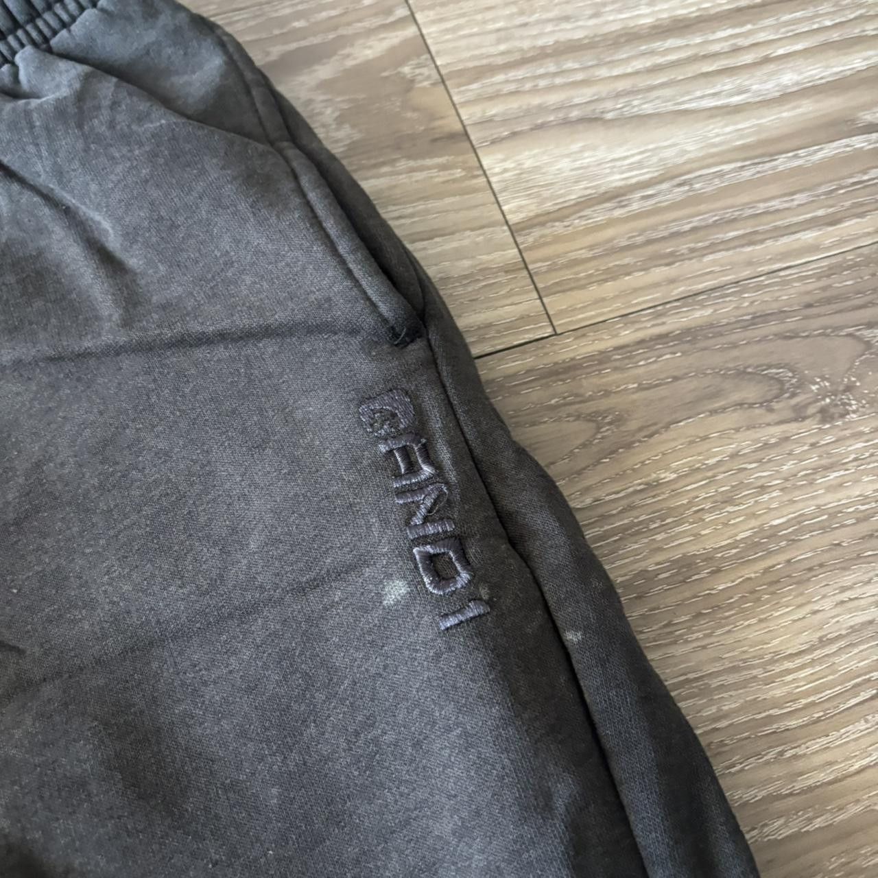 Japanese Brand Crazy Vintage Y2K/2000s Baggy Faded Black Skater Style Cargo Sweatpants! Fits M Size US 34 / EU 50 - 6 Thumbnail