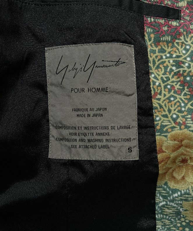 Yohji Yamamoto Yohji Yamamoto SS99 Floral Blazer Size 46R - 8 Thumbnail