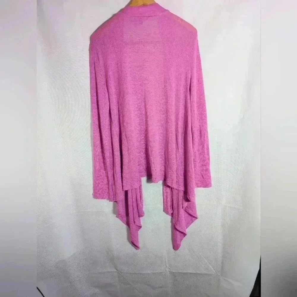 Other Pink Long Cardigan by GNW gauzy fabric great movement sz XL Size XL / US 12-14 / IT 48-50 - 3 Thumbnail