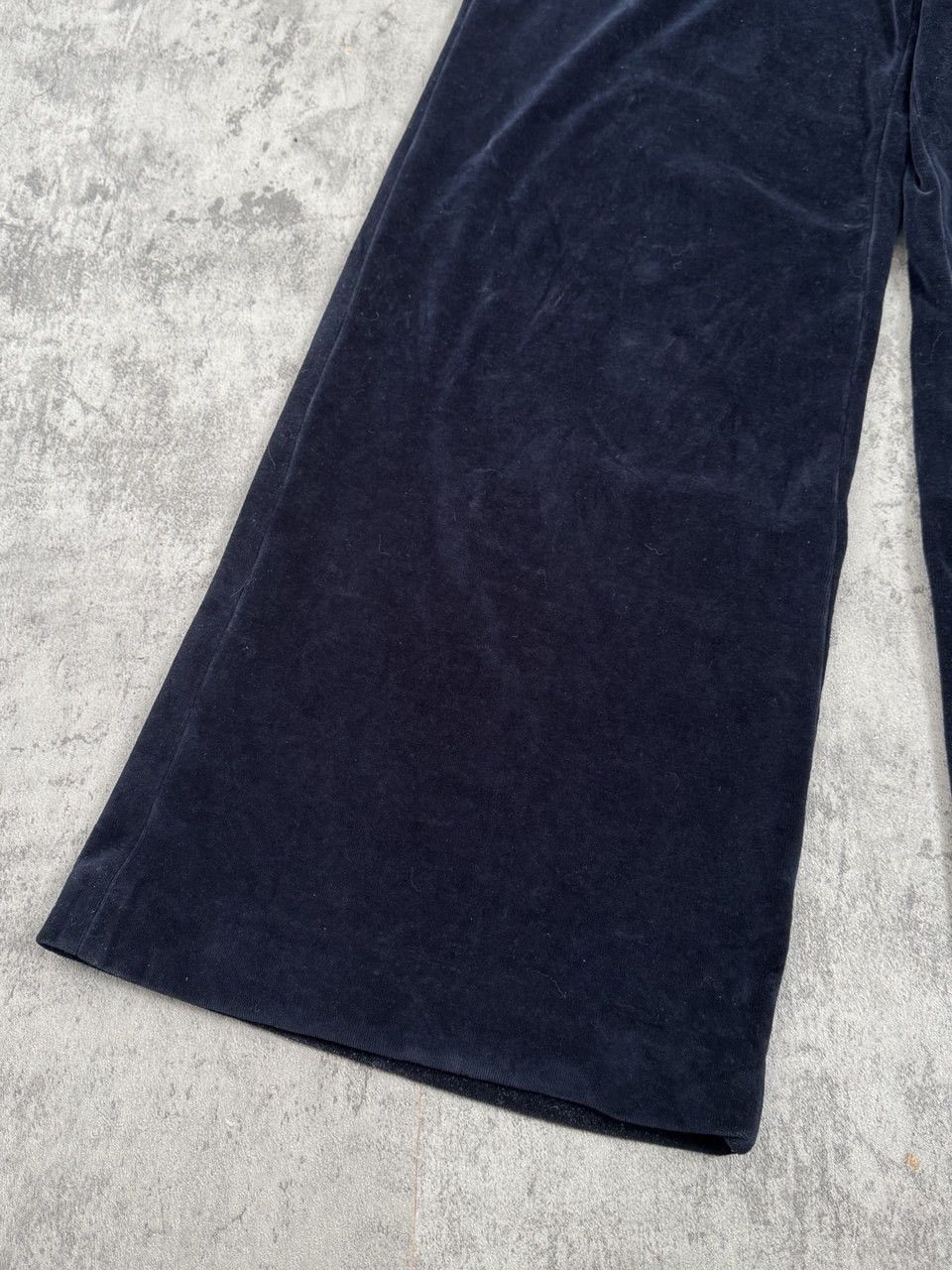 Circolo 1901 Circolo 1901 Velour Midnight Blue Flared Pants Size 28" / US 6 / IT 42 - 5 Thumbnail
